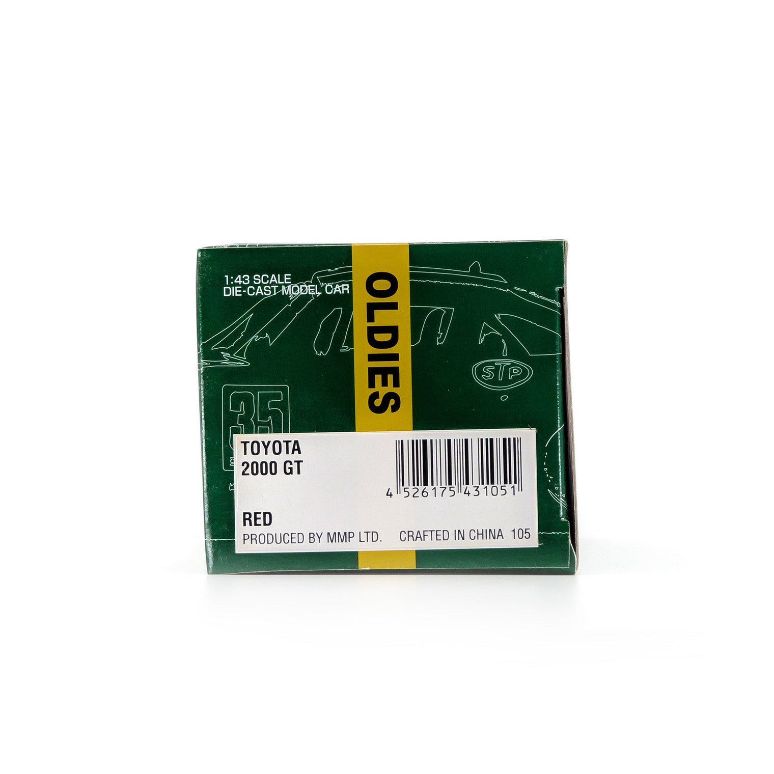 1/43 TOYOTA 2000 GT(RED)