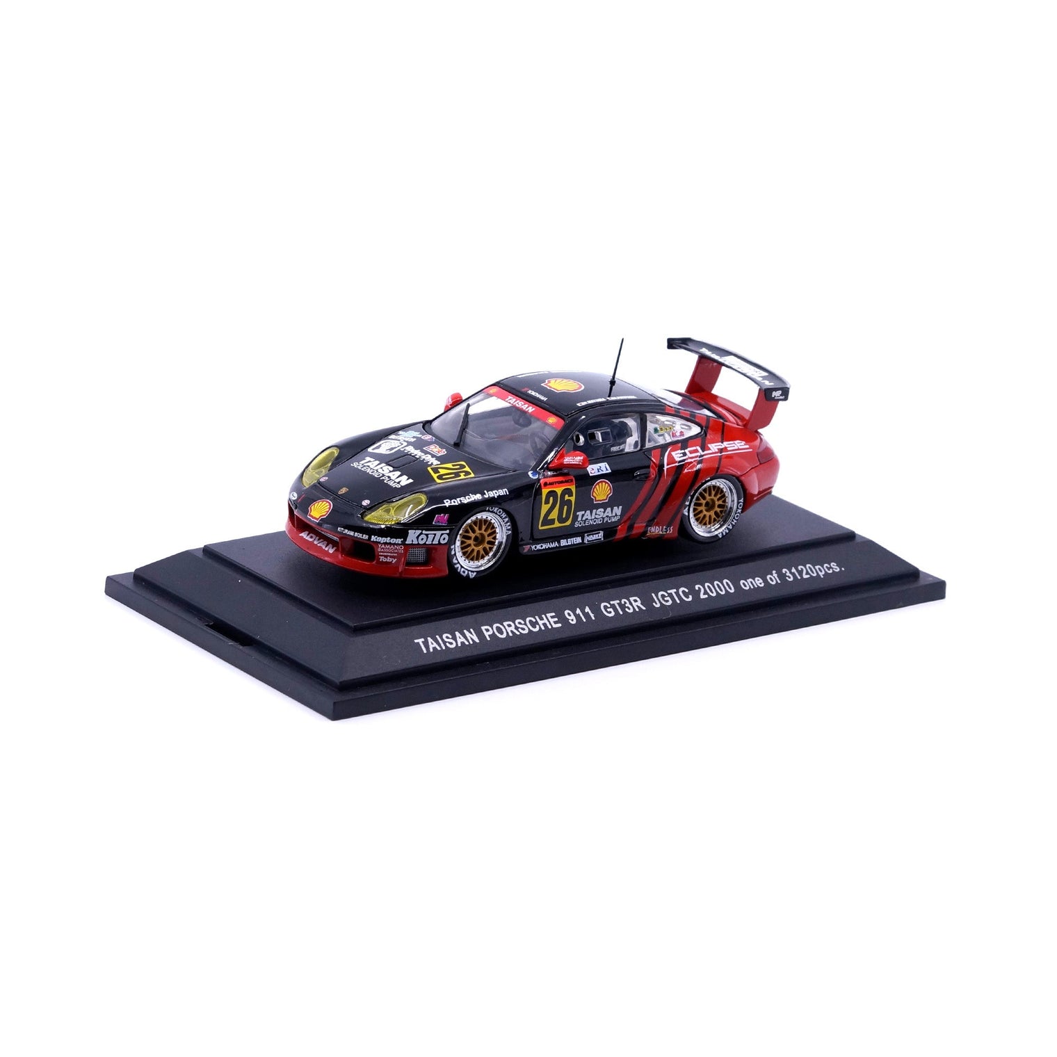 1/43 TAISAN PORSCHE 911 GT3R JGTC (BLACK)