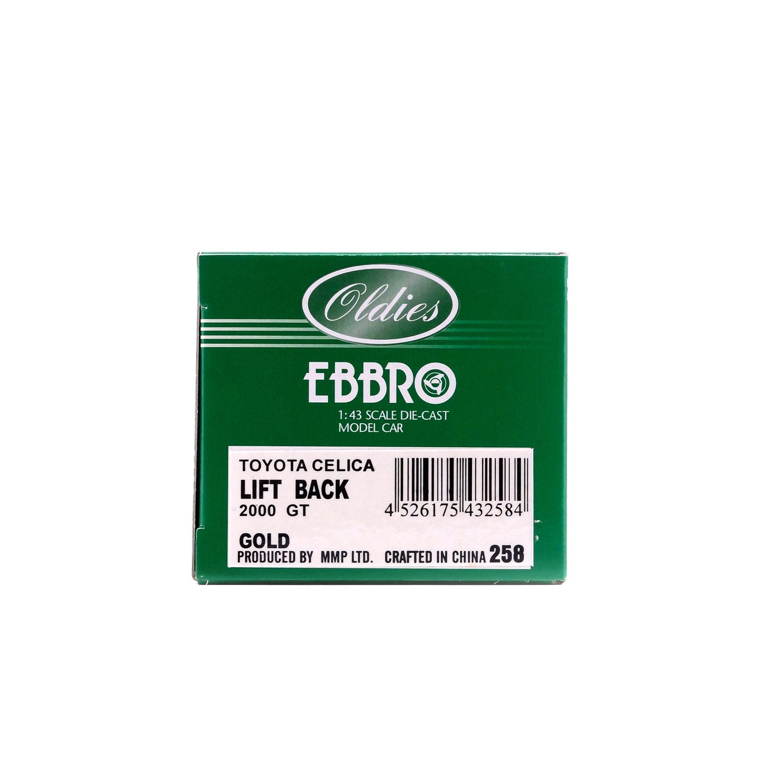 1/43 TOYOTA CELICA LIFT BACK 2000 GT (GOLD)