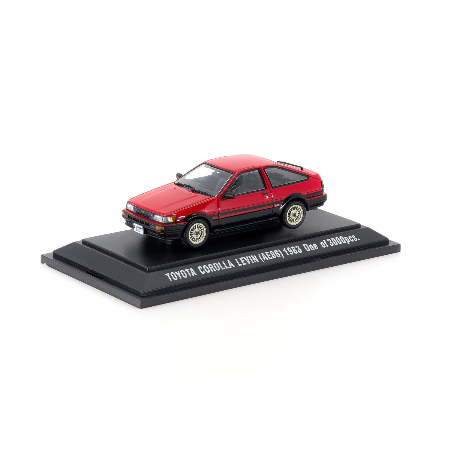 1/43 TOYOTA CAROLLA LEVIN(AE86)(RED/BLACK)