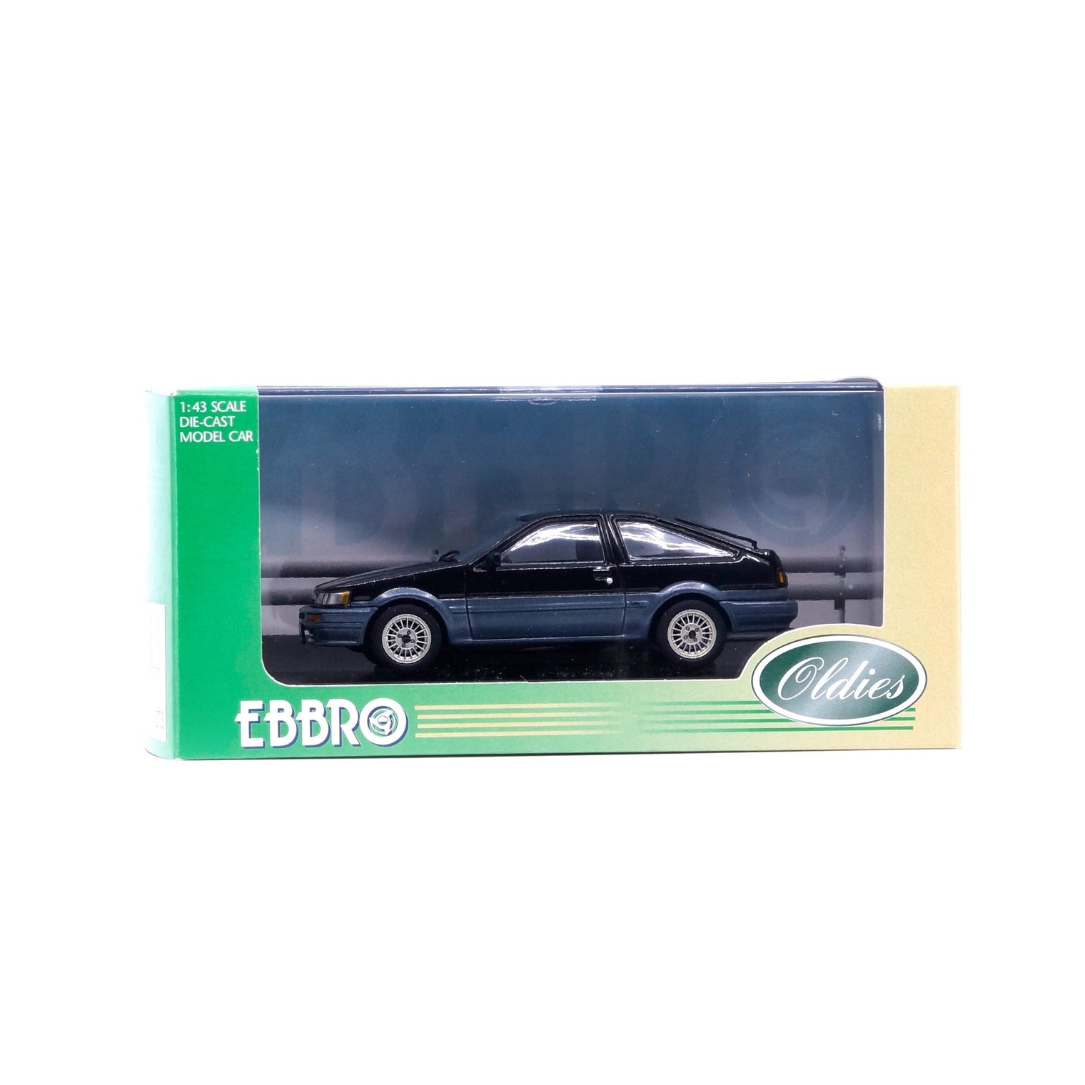 1/43 TOYOTA COROLLA LEVIN (AE86) (BLACK/GRAY)