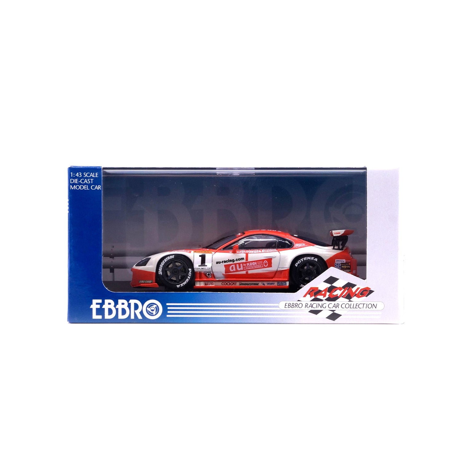1/43 JGTC 2002 au CERUMO Supra (WHITE/ORANGE)