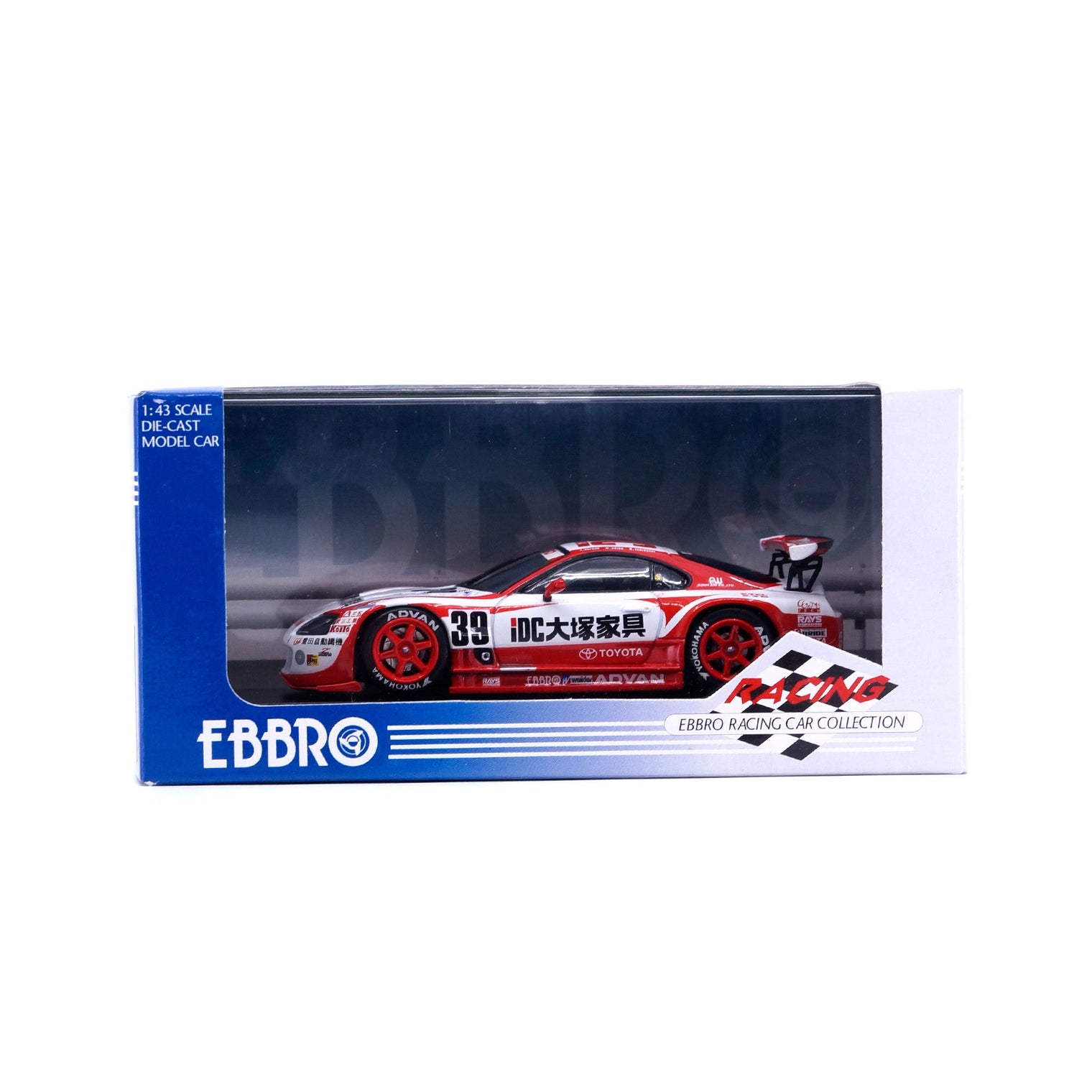 1/43 2002 SUZUKA 1000 Km iDC Otsuka Furniture SARD SUPRA (WHITE / RED)