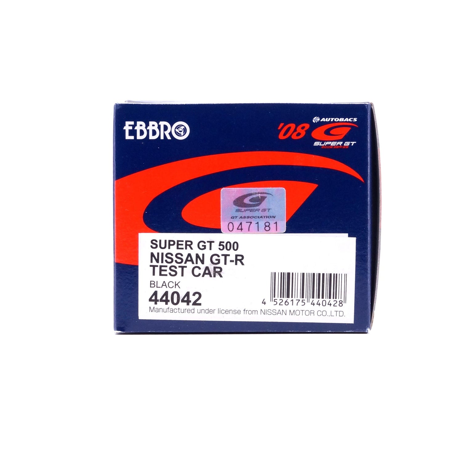 1/43 SUPER GT 500 NISSAN GT-R TEST CAR (BLACK)