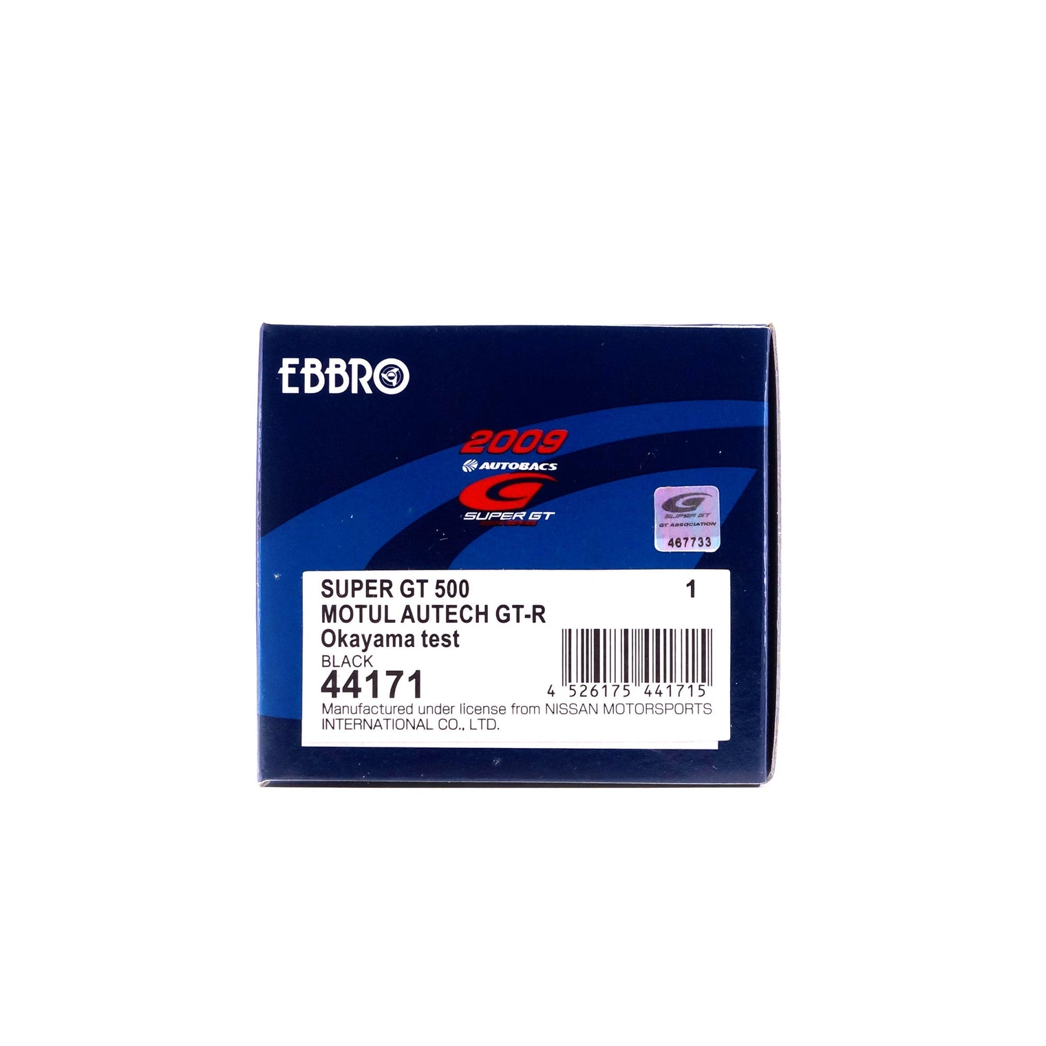 1/43 SUPER GT 500 MOTUL AUTECH GT-R Okayama test (BLACK)