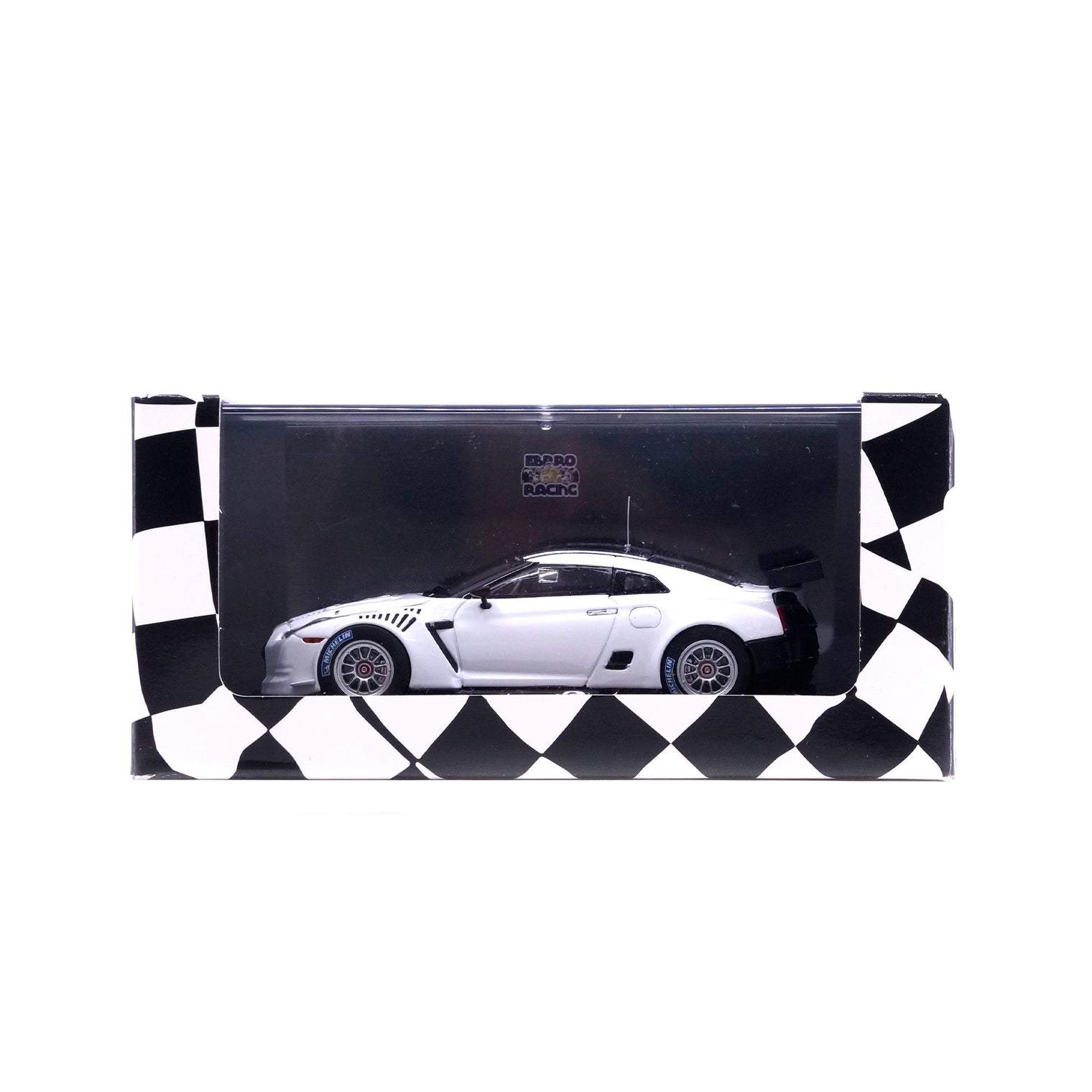 1/43 NISSAN GT-R GT1 2010 ver. Fuji shake down No.1 (WHITE)
