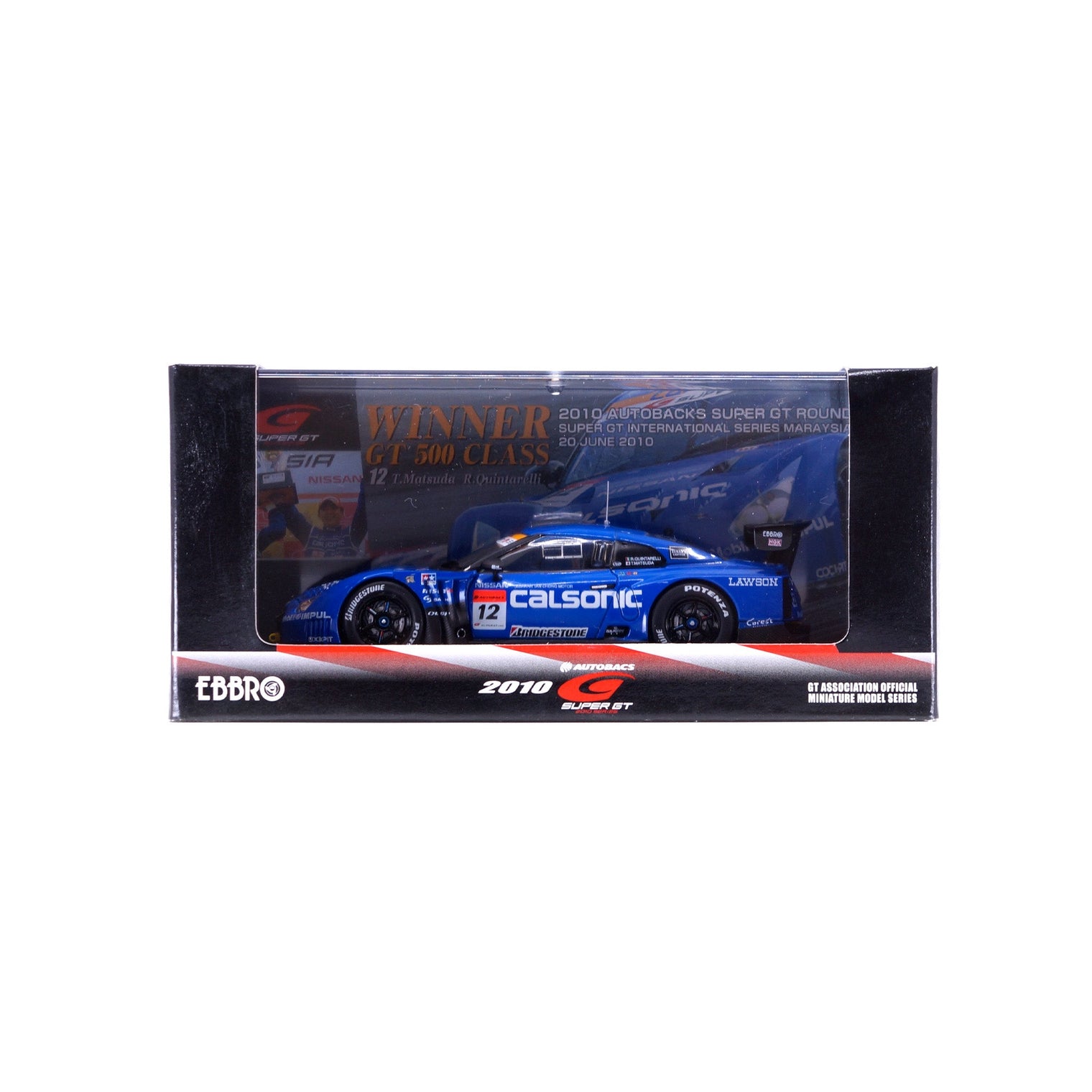 1/43 SUPER GT500 CALSONIC IMPUL GT-R Sepang Winner