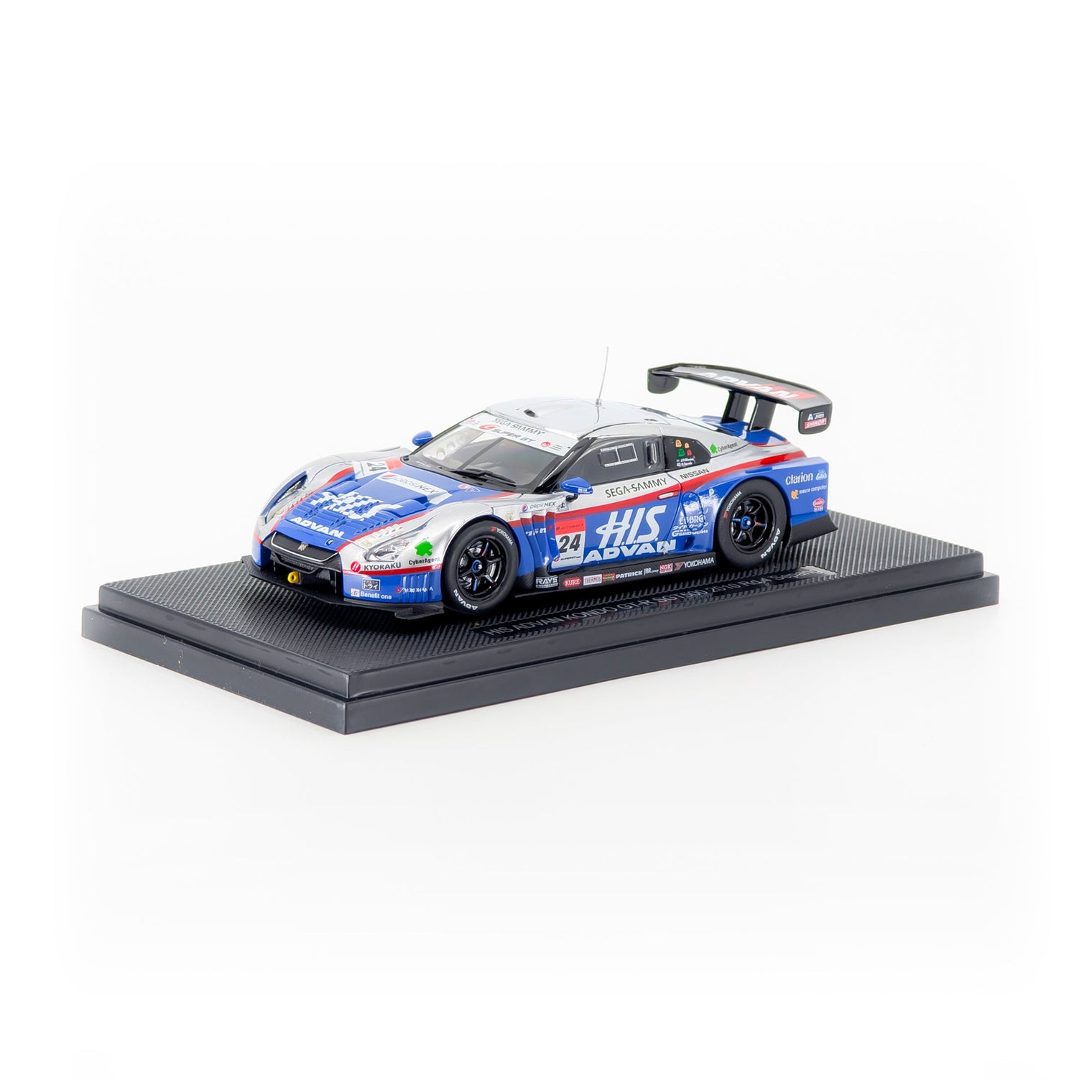 1/43 SUPER GT500 HIS ADVAN KONDO GT-R Rd.4 Sepnag(Light Blue)