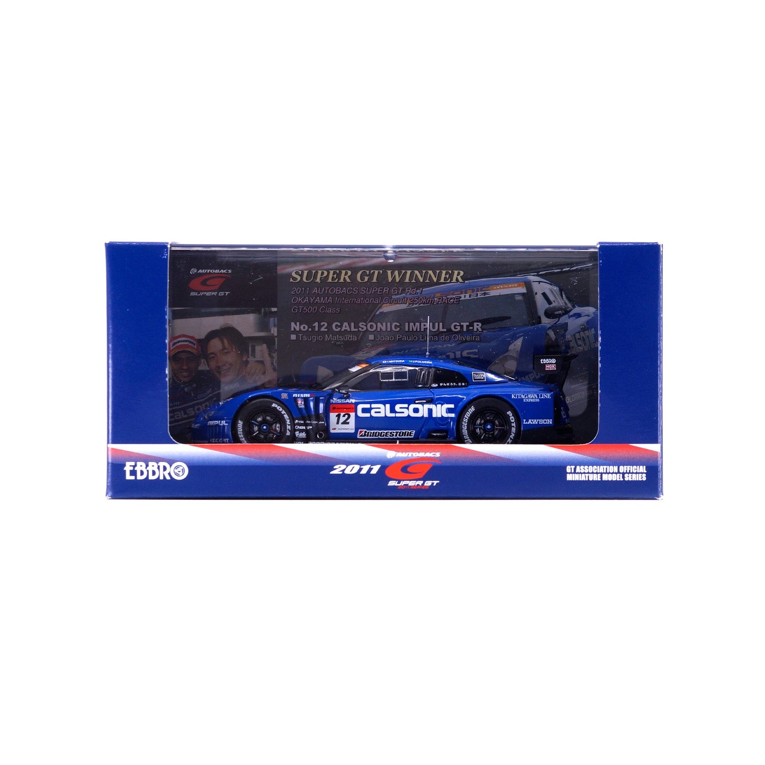 1/43 SUPER GT500 CALSONIC IMPUL GT-R Rd.1 Okayama Winner
