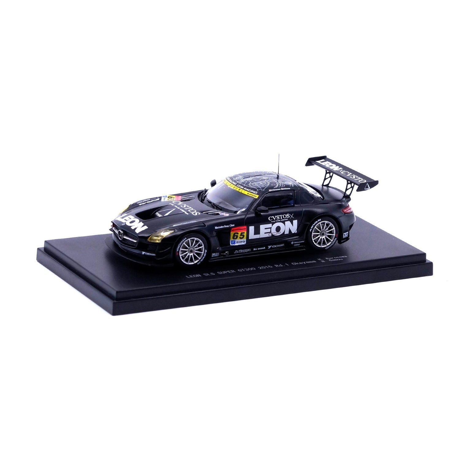 1/43 SUPER GT300 2015 No.65 LEON SLS Rd.1 Okayama