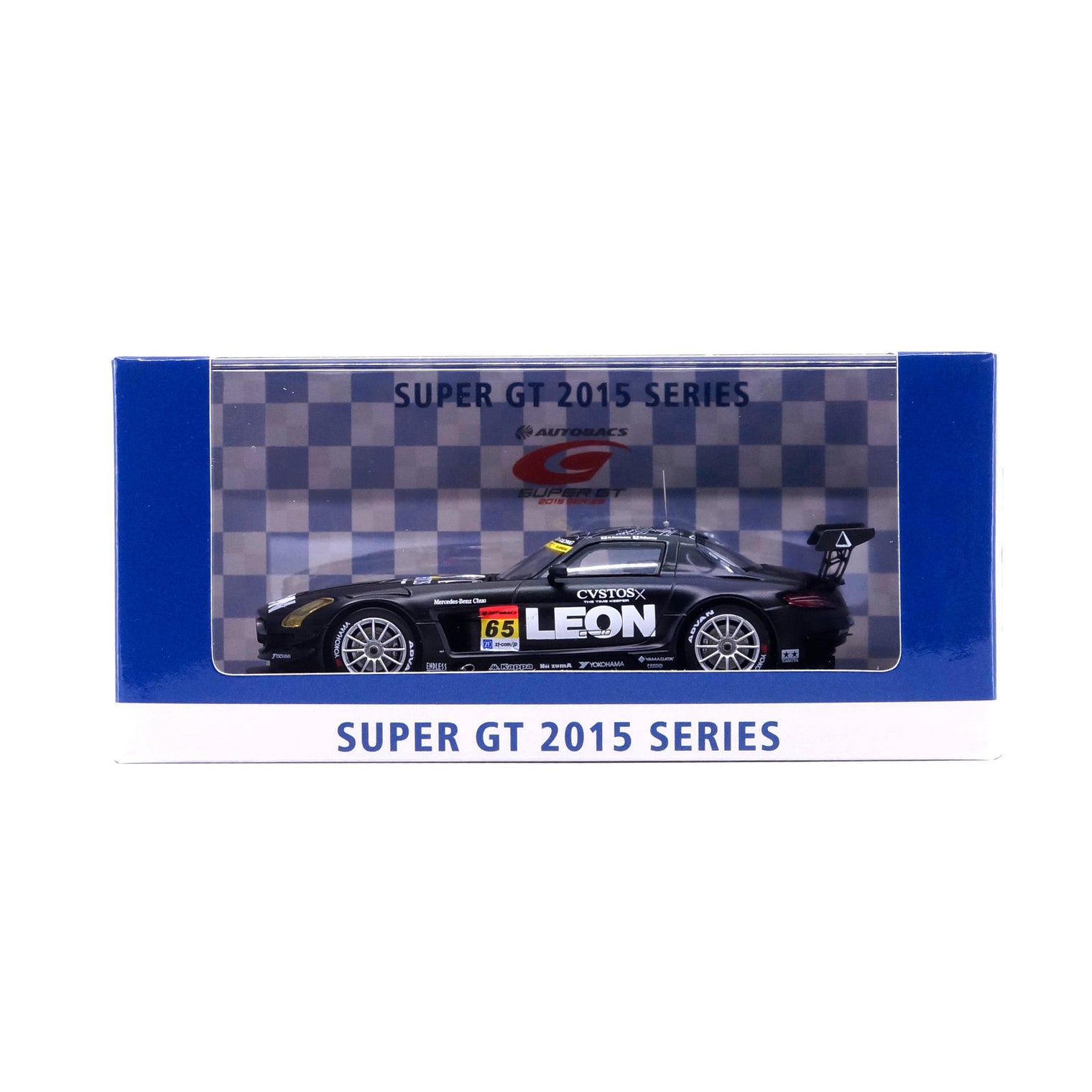 1/43 SUPER GT300 2015 No.65 LEON SLS Rd.1 Okayama