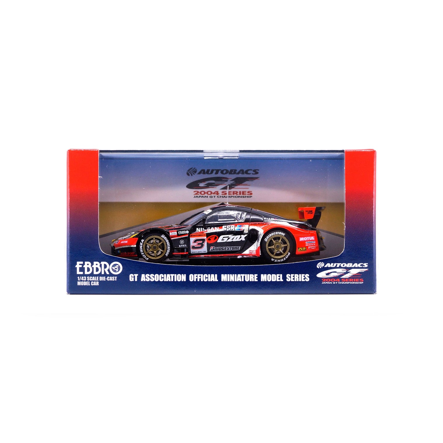 1/43 JGTC 2004 G'ZOX SSR HASEMI Z (BLACK)