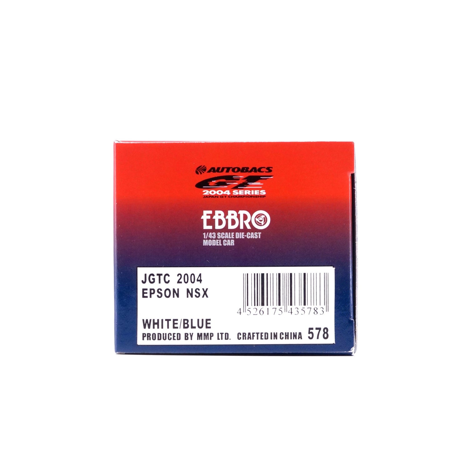 1/43 JGTC 2004 EPSON NSX (WHITE/BLUE)