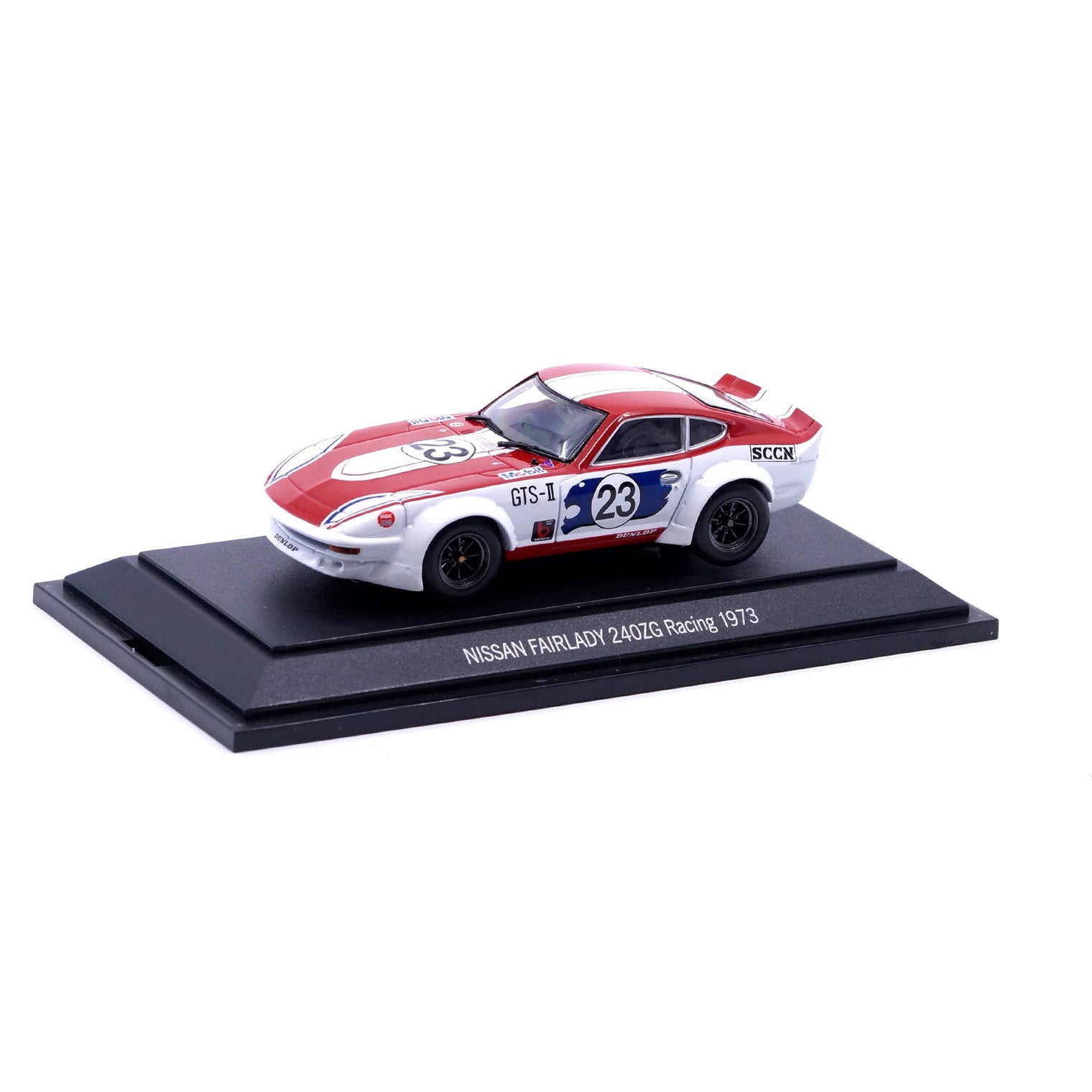 1/43 NISSAN Fairlady 240 ZG HS30 Racing 1973 (WHITE/RED)