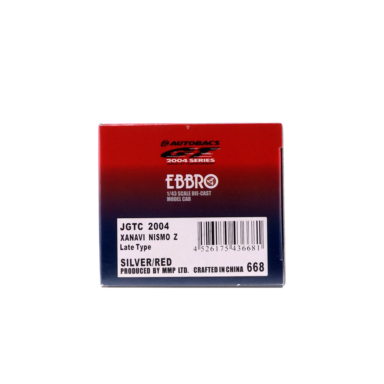 1/43 JGTC 2004 XANAVI NISMO Z Late Type (SILVER/RED)