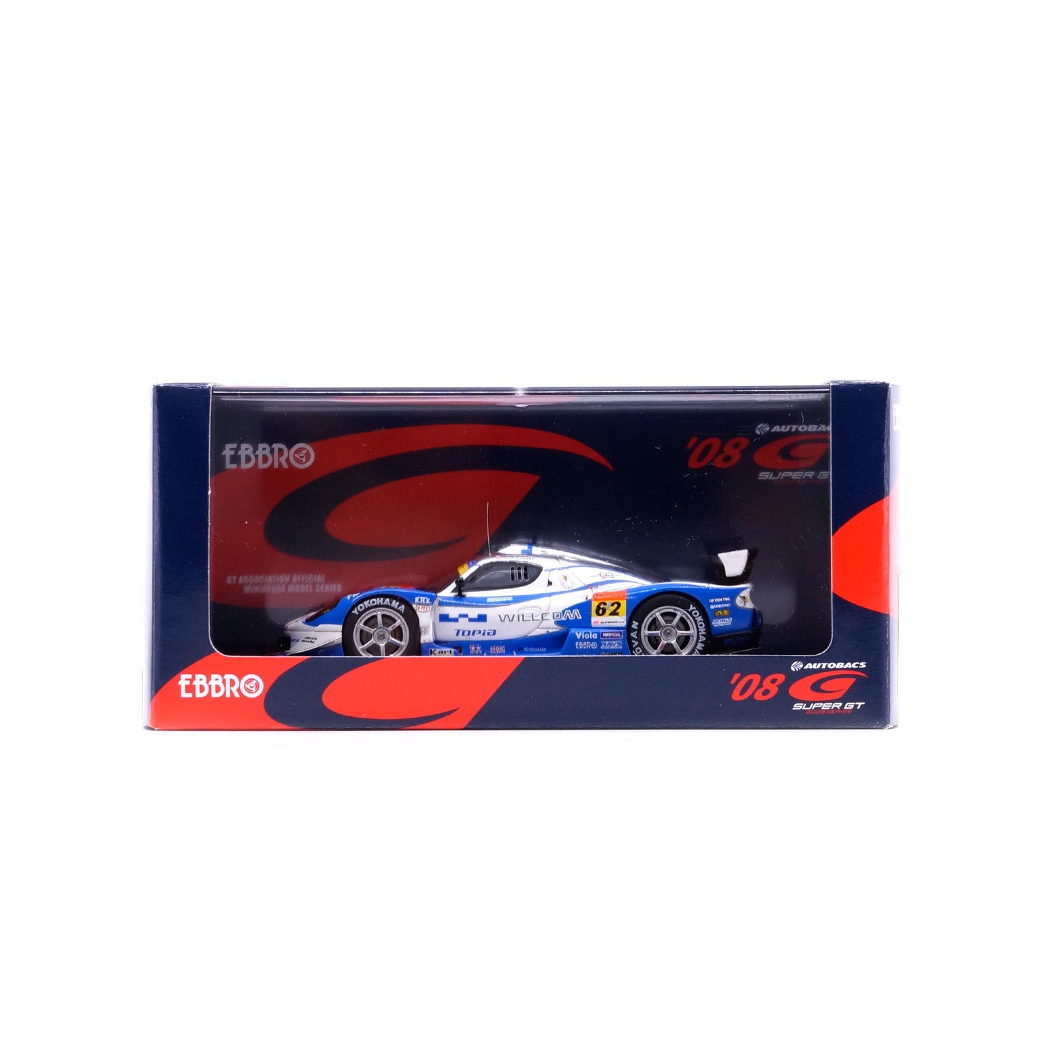 1/43 WILLCOM ADVAN VEMAC 408R SUPER GT 2008 (WHITE)