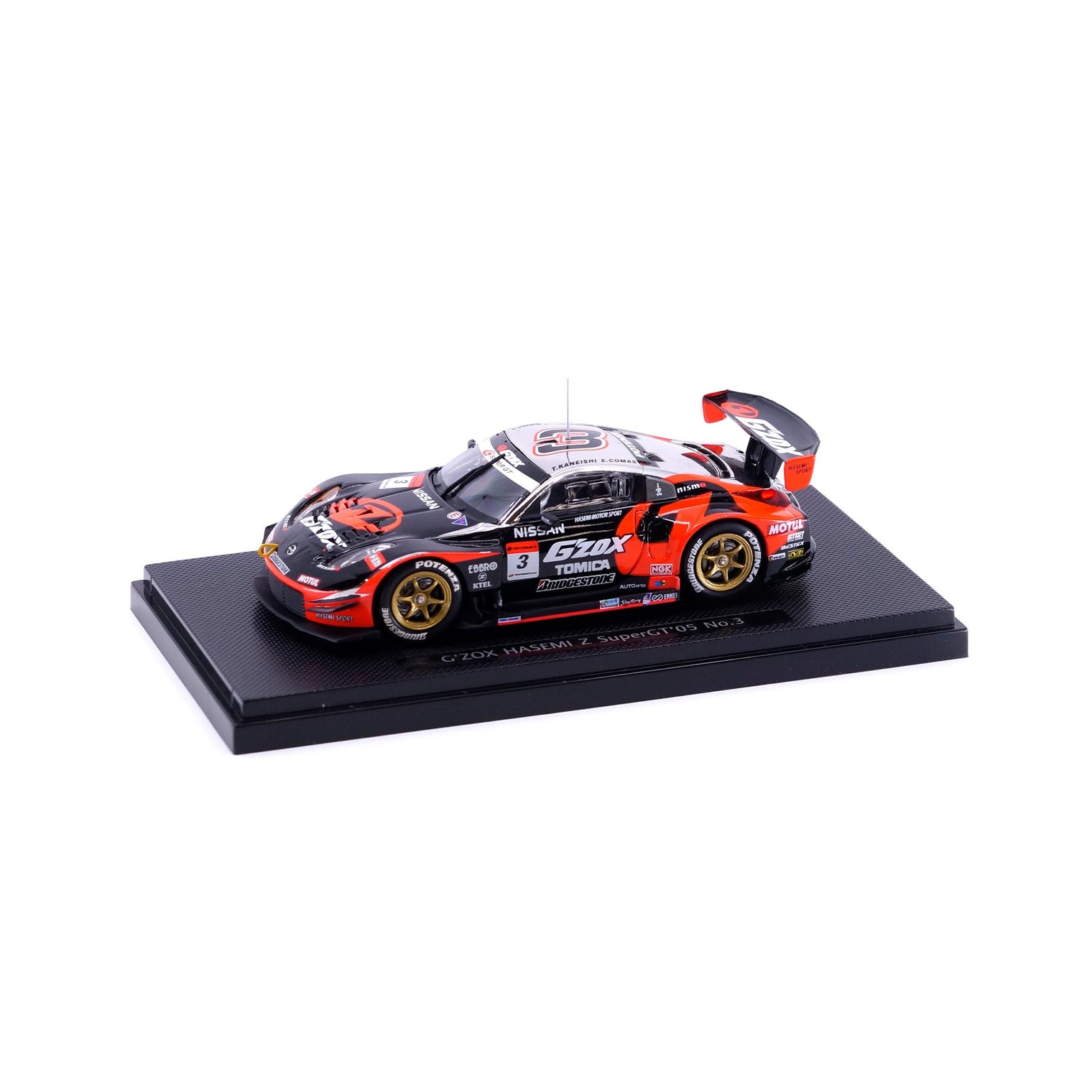 1/43 SUPER GT 2005 G'ZOX・HASEMI Z (BLACK/RED)
