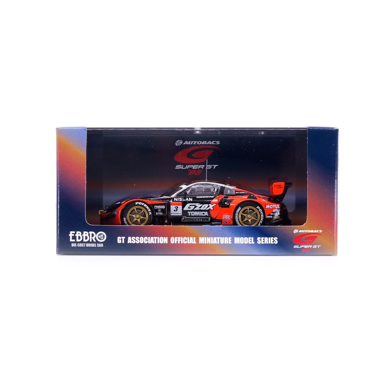 1/43 SUPER GT 2005 G'ZOX・HASEMI Z (BLACK/RED)