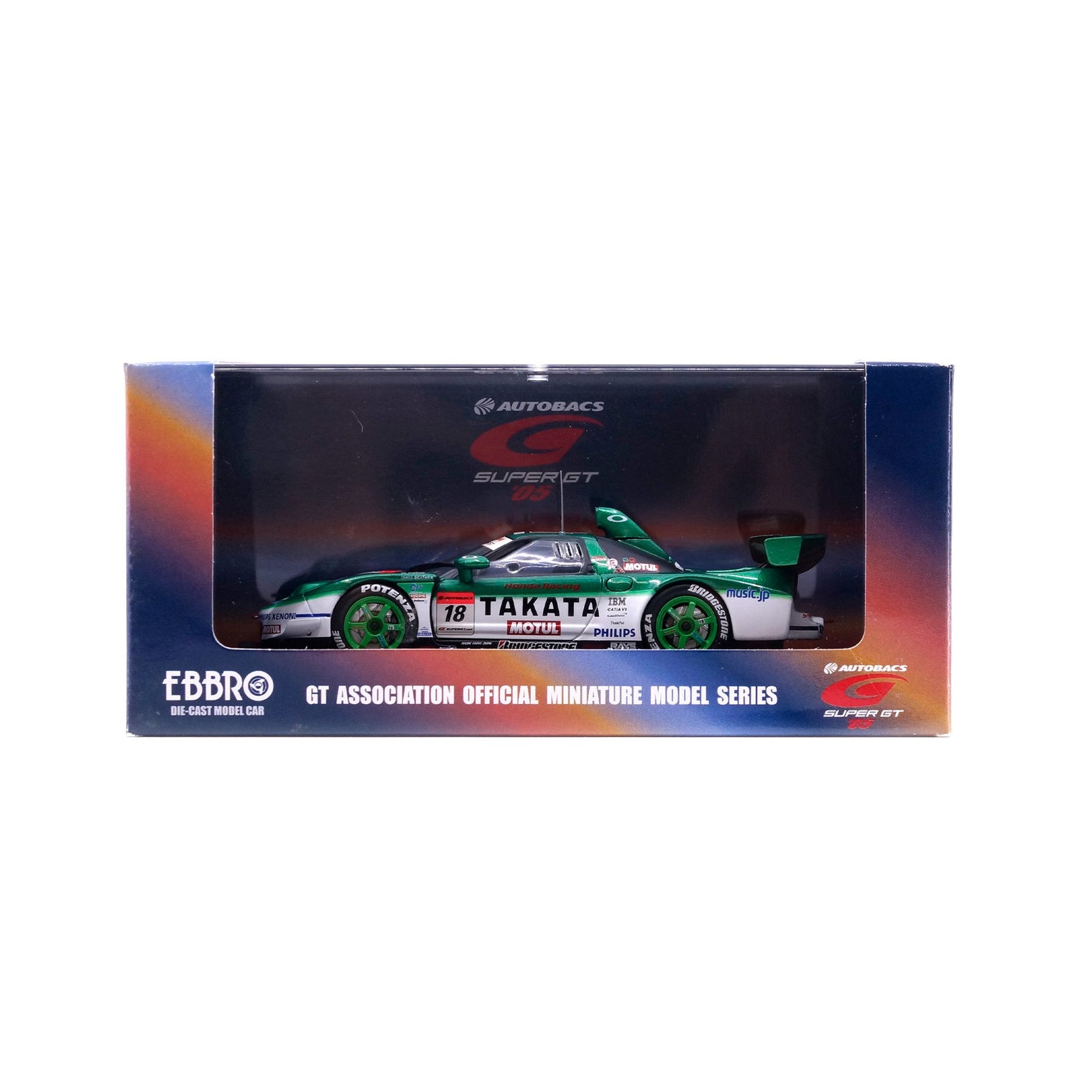 1/43 SUPER GT 2005 TAKATA DOME NSX (LATE VERSION) (GREEN)