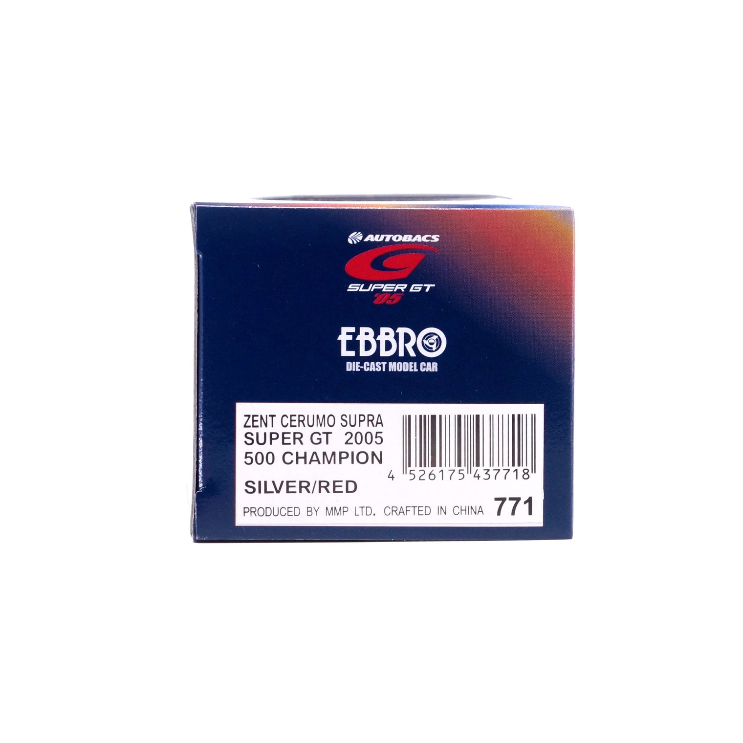 1/43 ZENT CERUMO SUPRA SUPER GT 2005 500 CHAMPION (SILVER/RED)