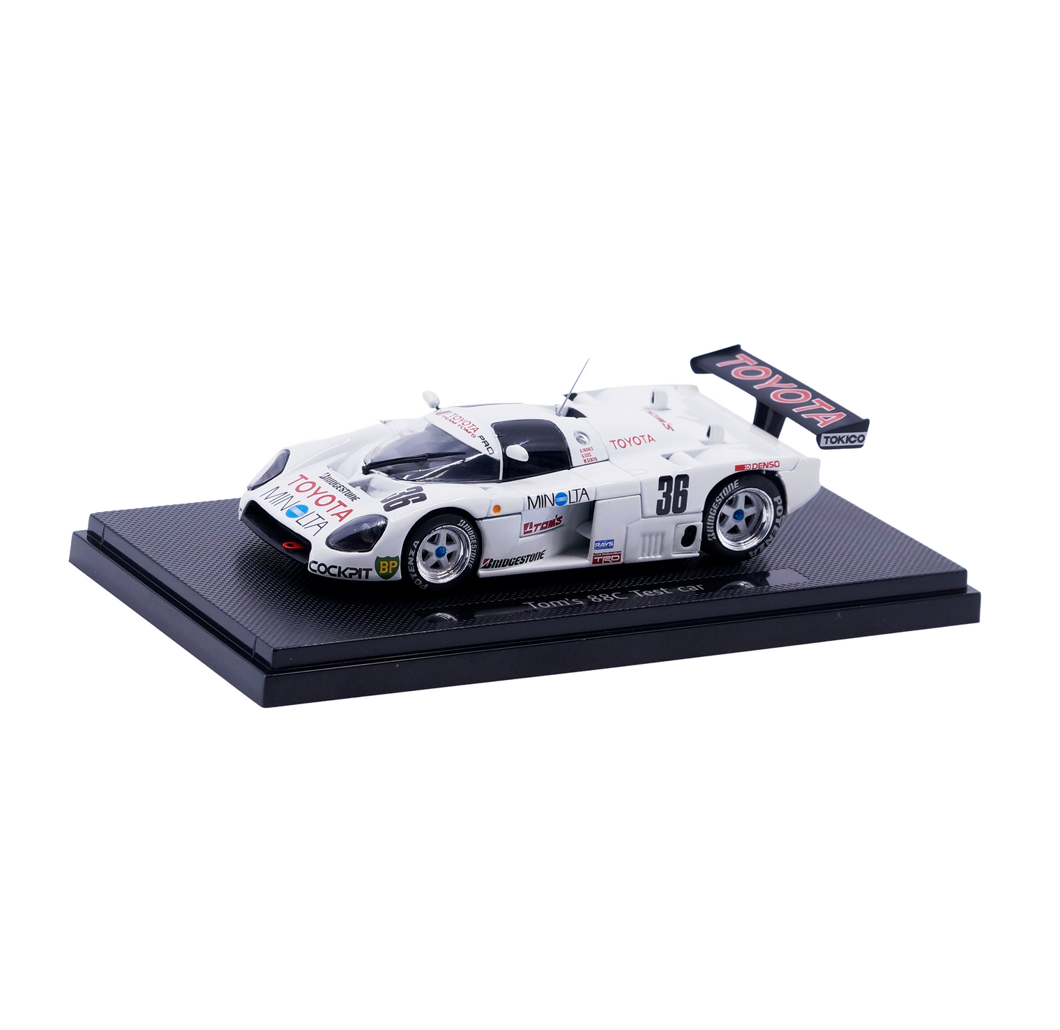1/43 TOM'S 88C TEST CAR (WHITE)