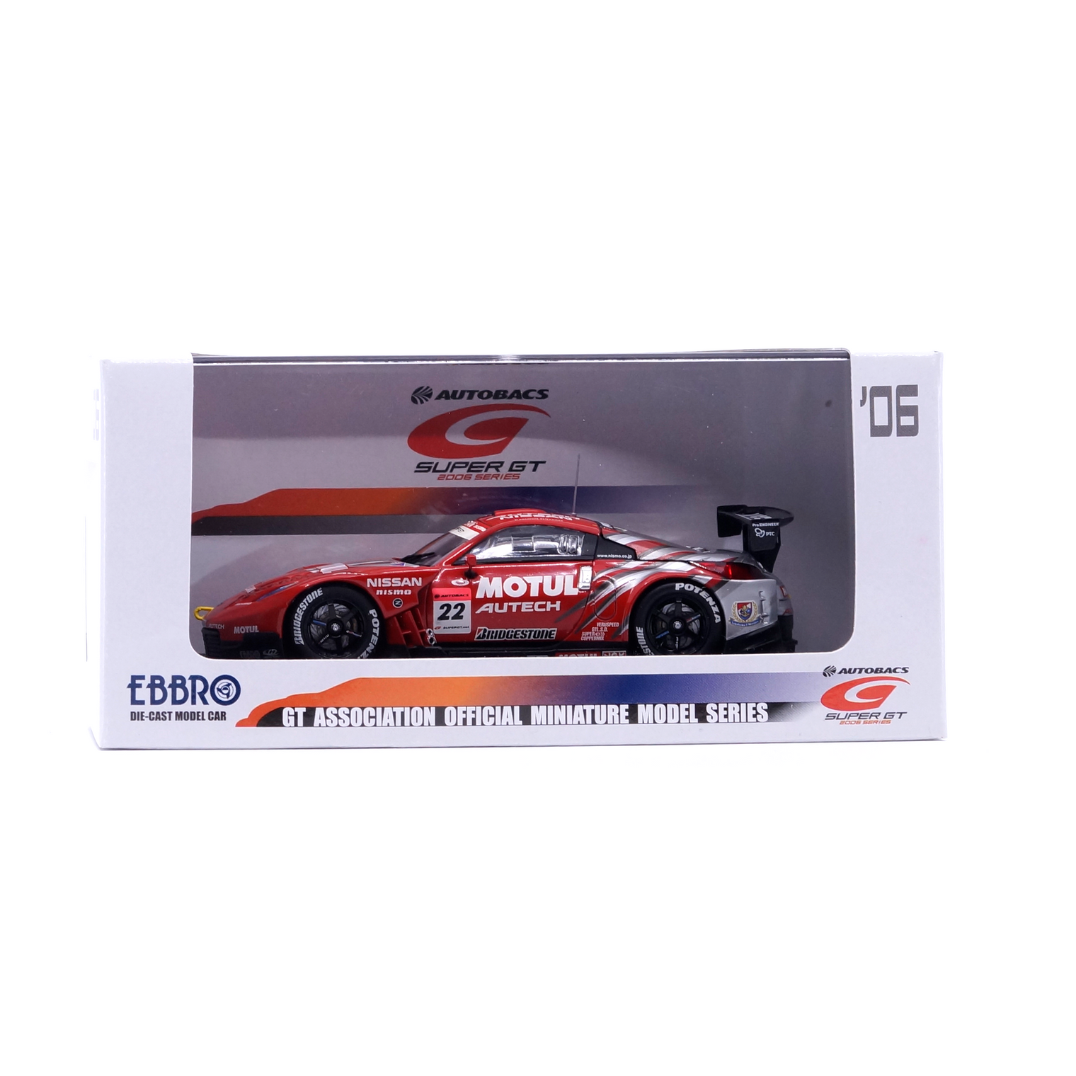 1/43 SUPER GT 500 MOTUL AUTECH Z No.22 (SILVER/RED)