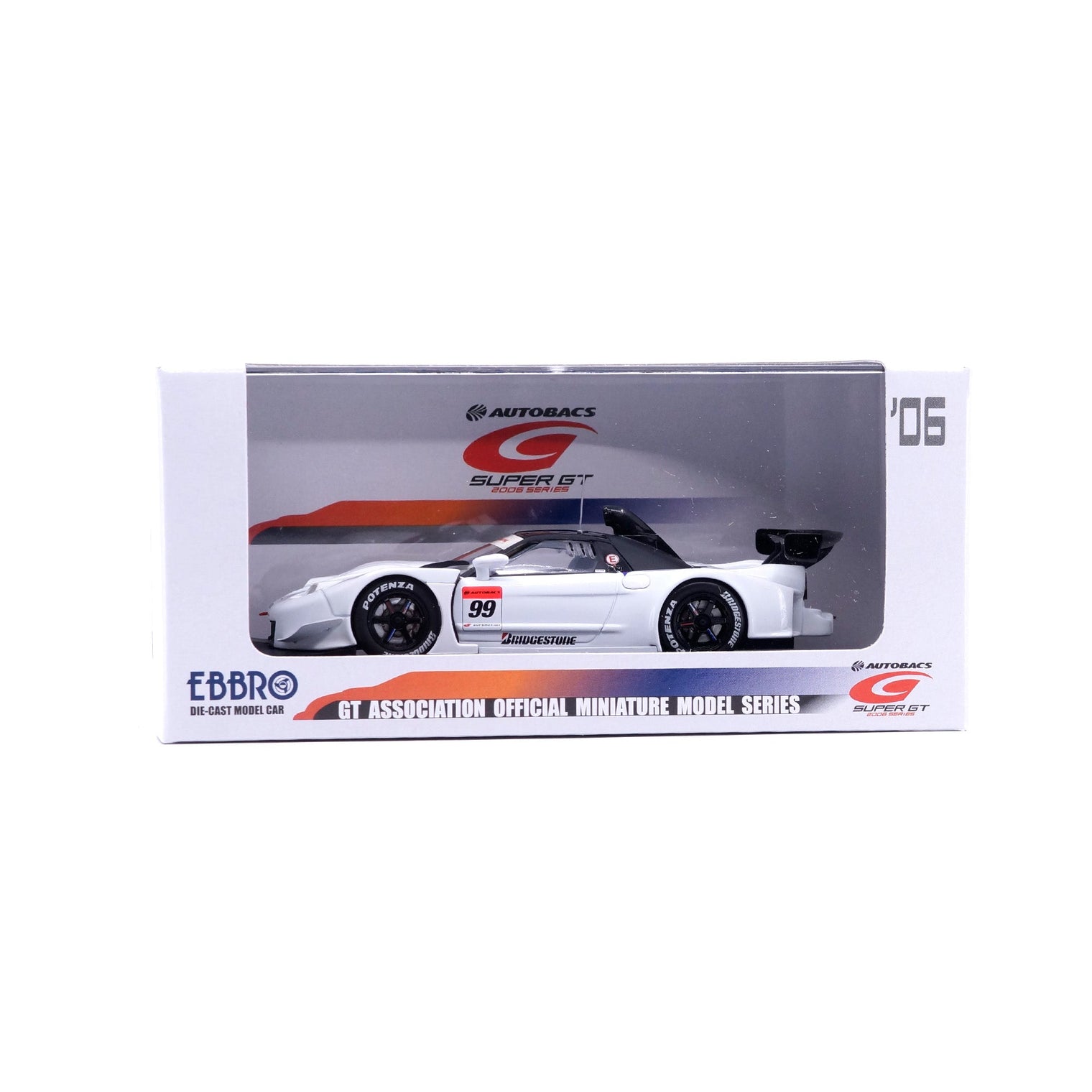 1/43 SUPER GT 500 NSX TEST CAR No.99 (WHITE)