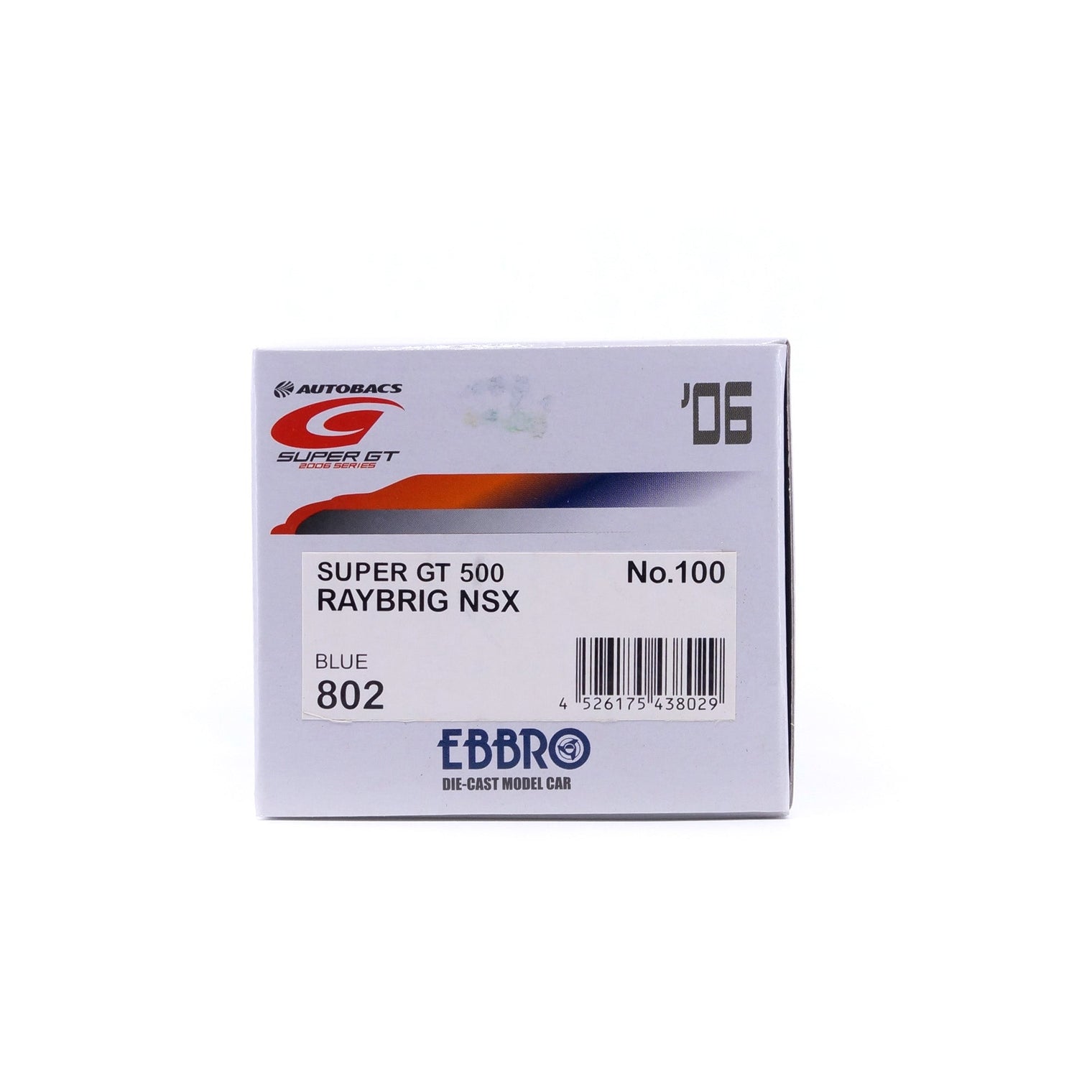 1/43 SUPER GT 500 RAYBRIG NSX No.100 (BLUE)
