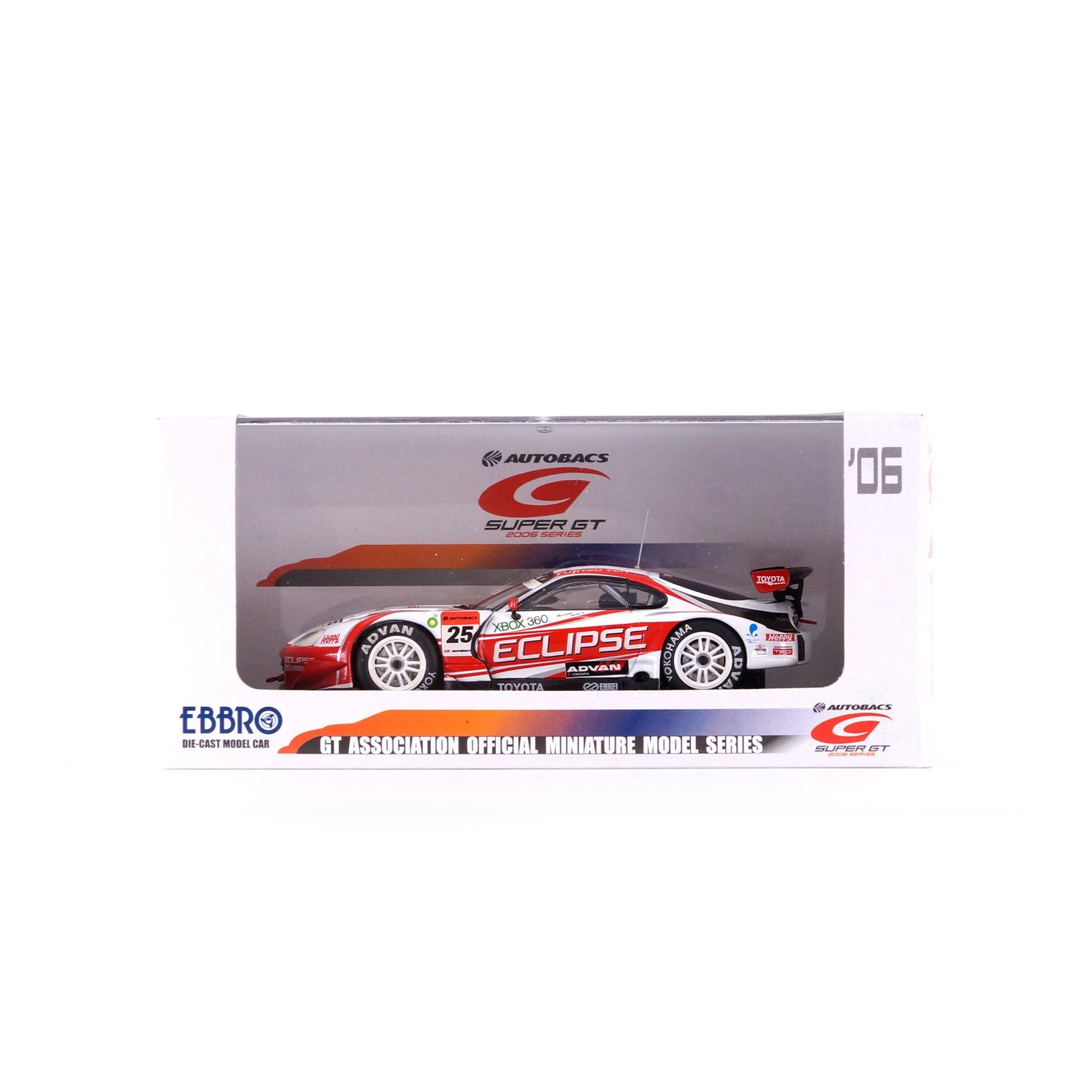 1/43 SUPER GT 500 No.25 ECLIPSE ADVAN SUPRA(WHITE/RED)