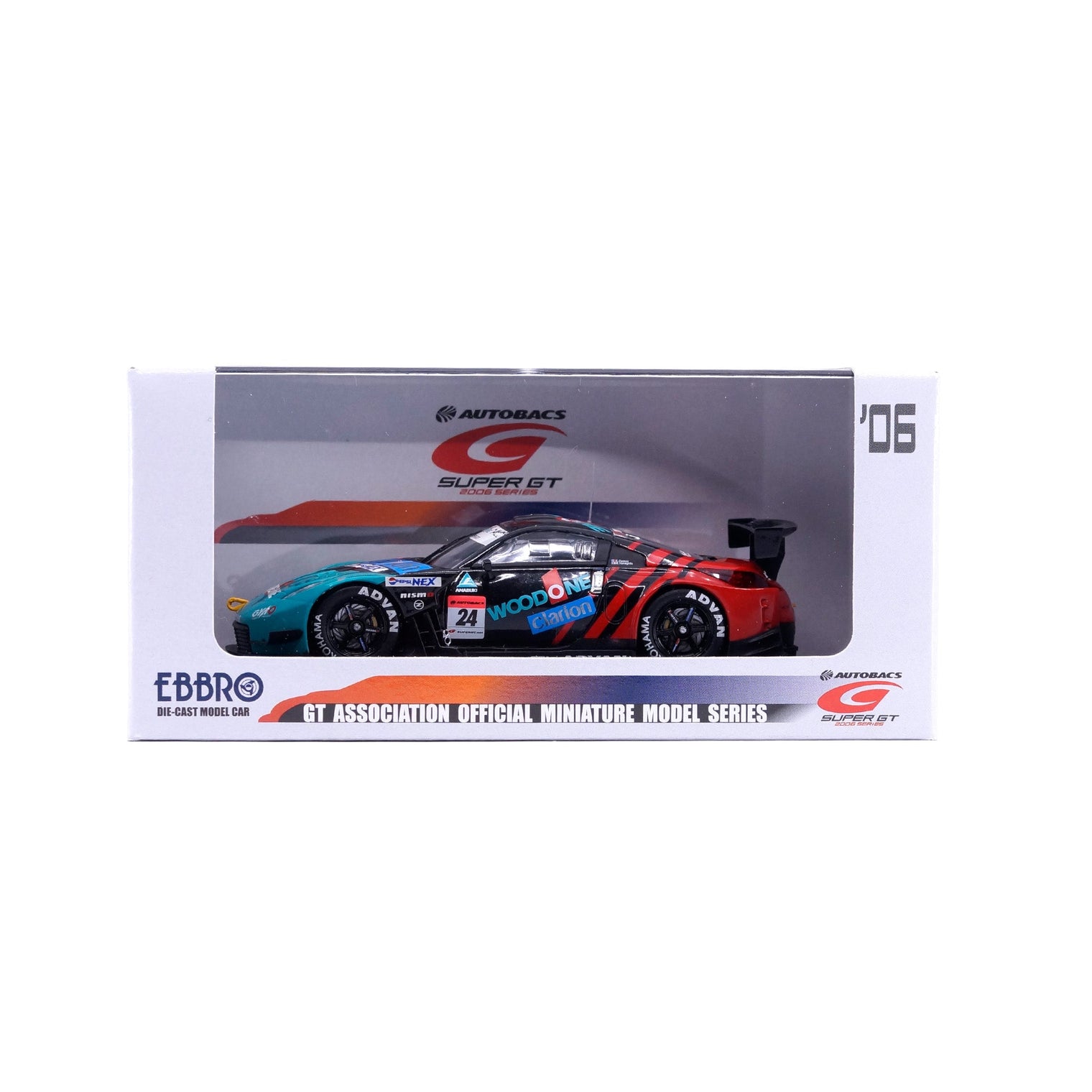 1/43 SUPER GT 500 WOODONE ADVAN KONDO Z (Suzuka) No.24 (LIGHT GREEN/RED)