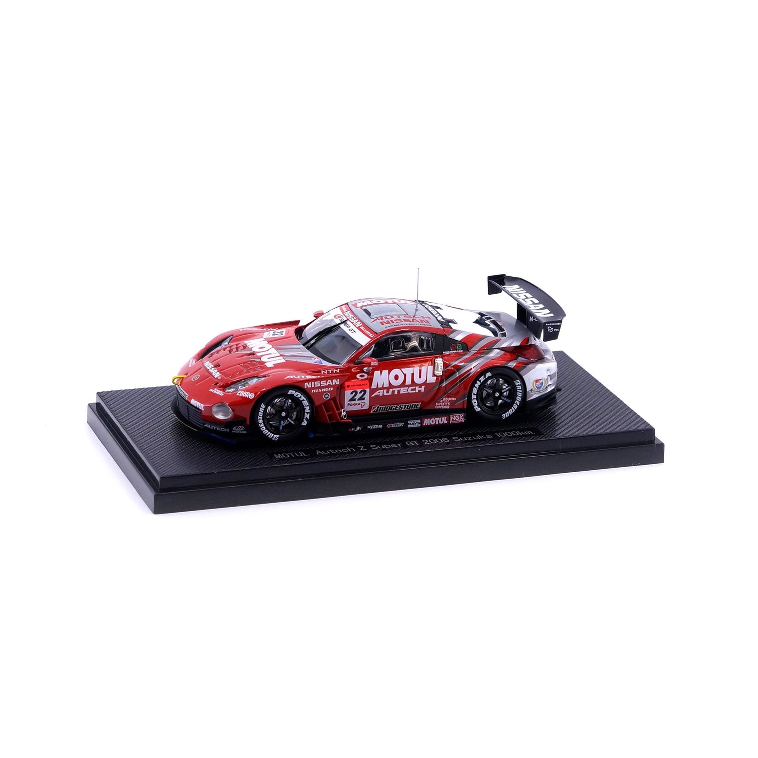 1/43 MOTUL Autech Z Super GT 2006 Suzuka 1000Km. (Silver/Red)