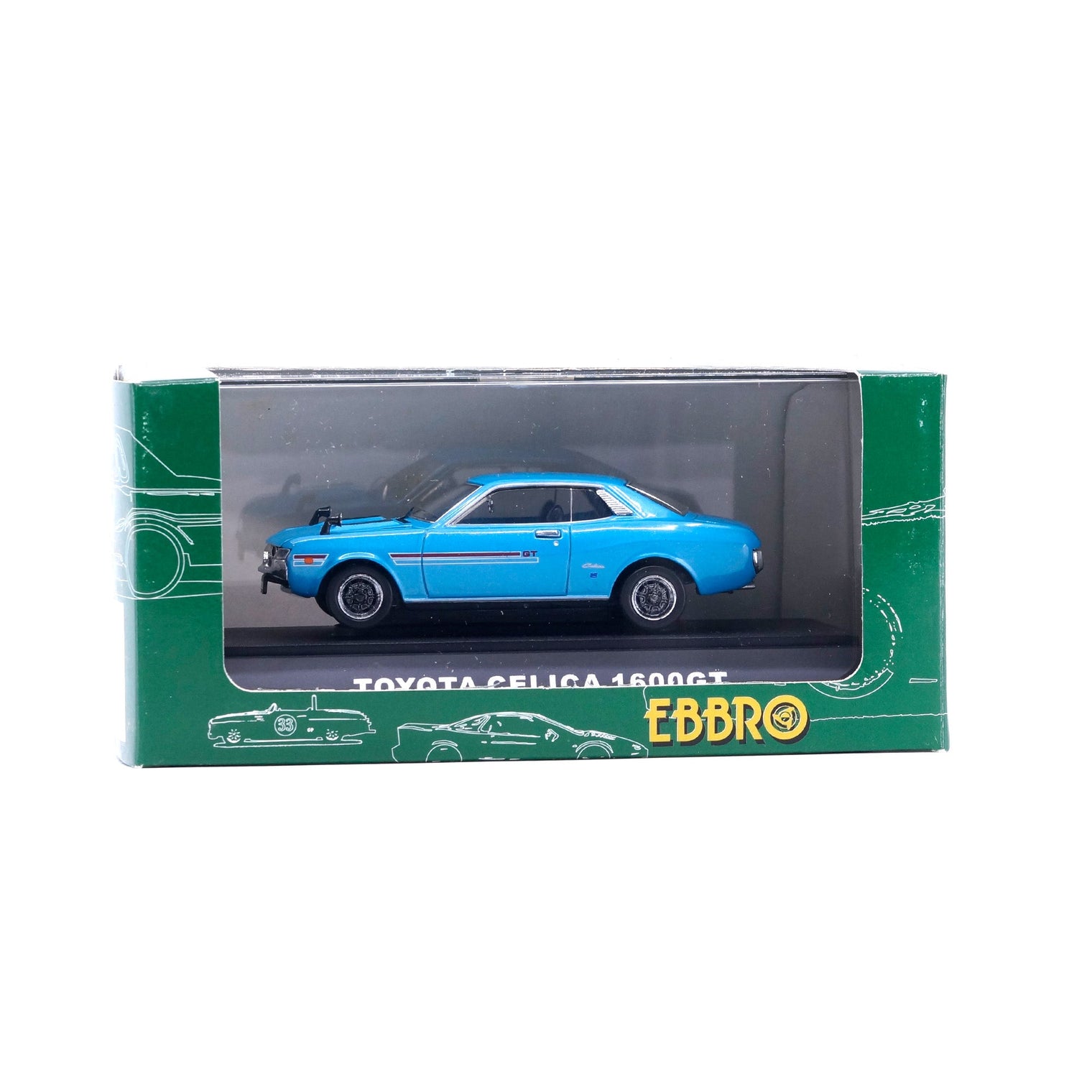1/43 TOYOTA CELICA 1600 GT (Metallic Blue)