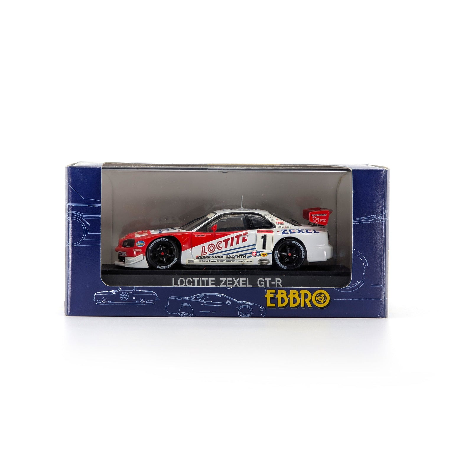 1/43 GT-R JGTC 2000 LOCTITE (RED/WHITE)