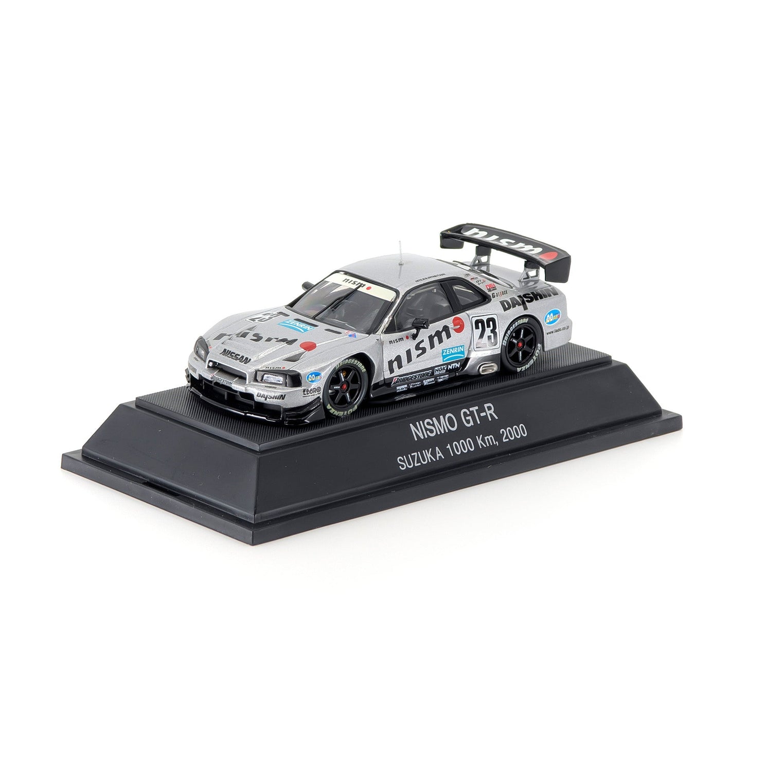 1/43 NISMO GT-R SUZUKI 1000KM (SILVER/BLACK)