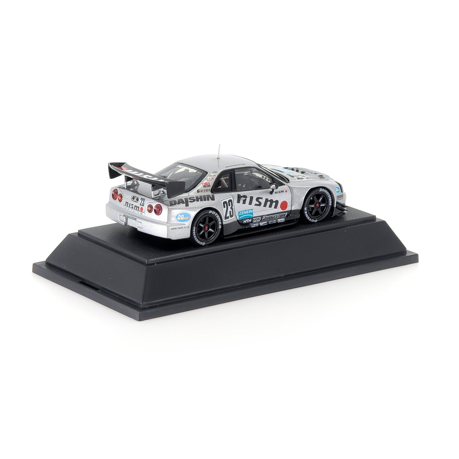 1/43 NISMO GT-R SUZUKI 1000KM (SILVER/BLACK)