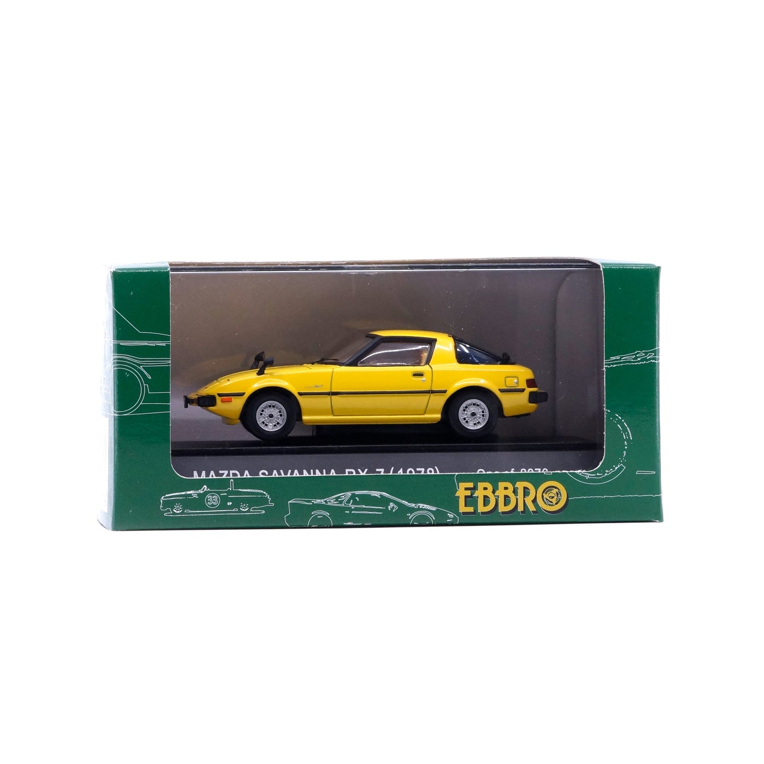 1/43 MAZDA SAVANNA RX-7 (YELLOW)