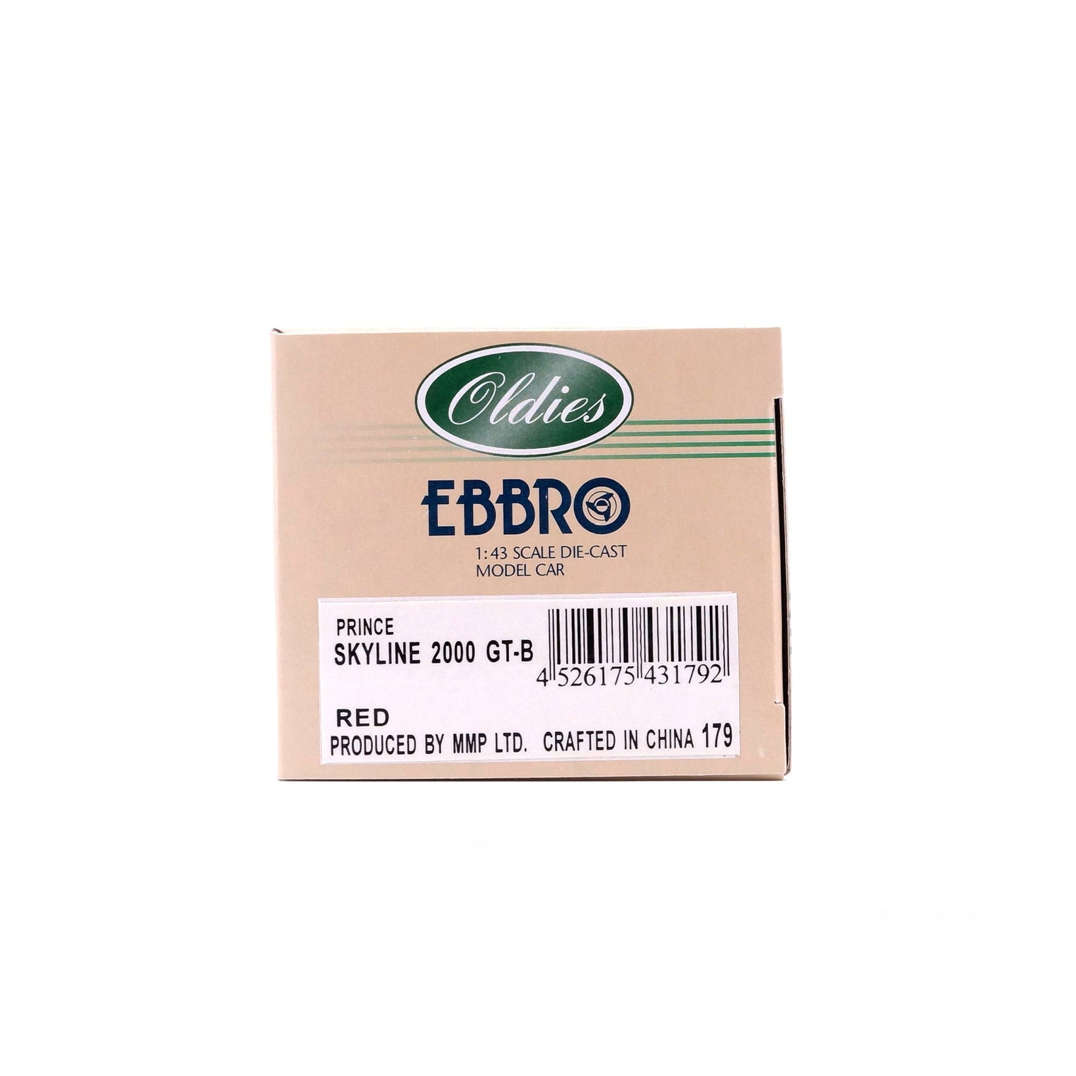 1/43 PRINCE SKYLINE 2000 GT-B (RED)