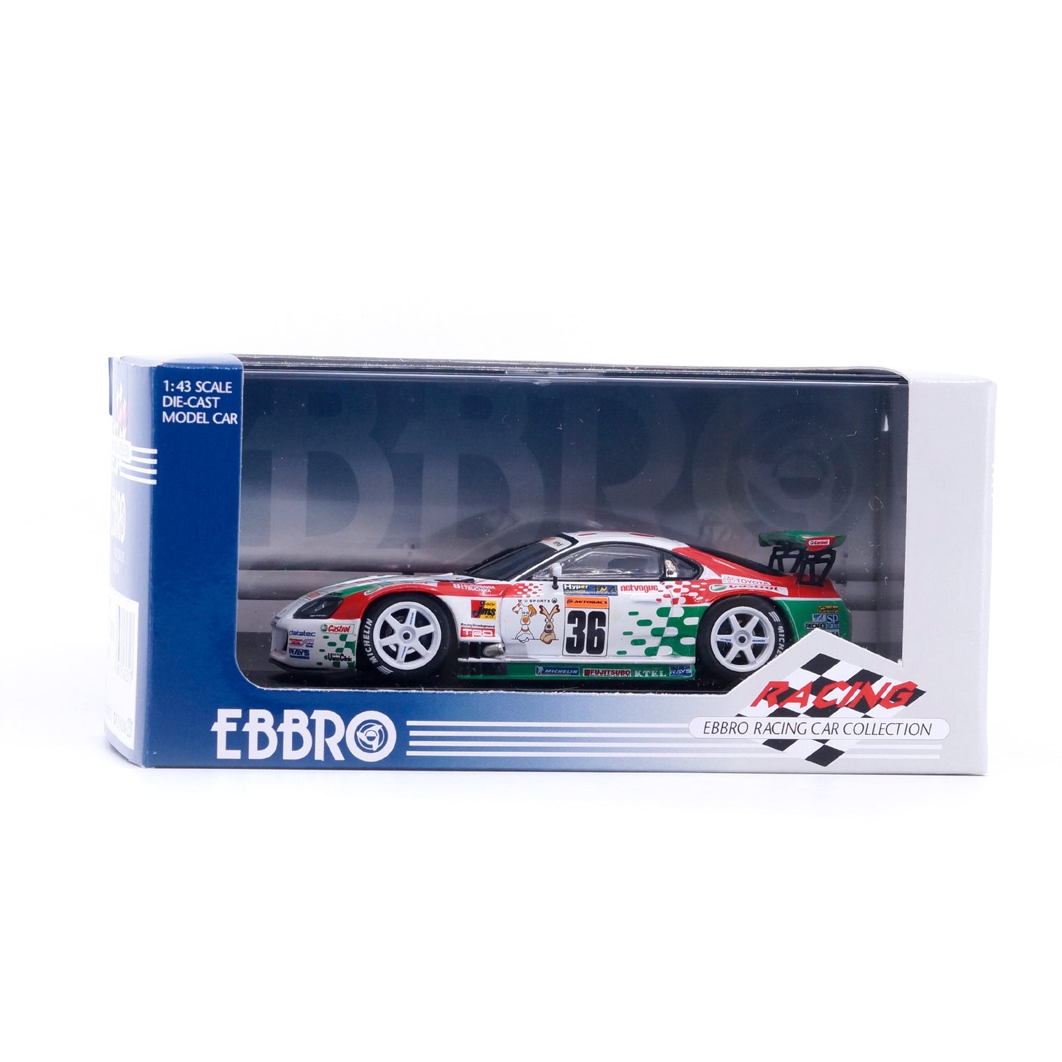 1/43 '01 SUPRA JGTC CASTROL TOM'S (LATE VERSION) (WHITE)