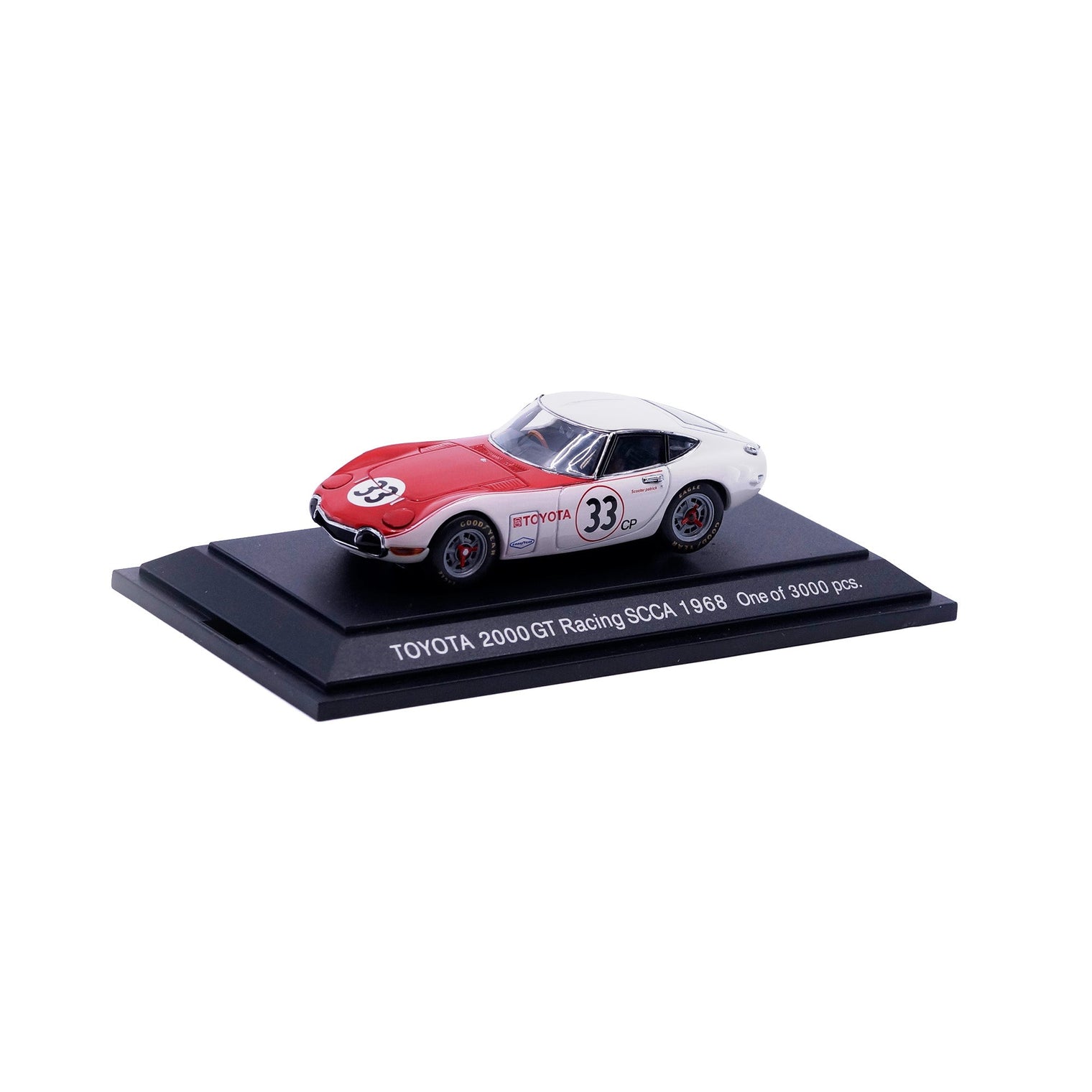 1/43 TOYOTA 2000GT RACING SCCA (WHITE/RED)