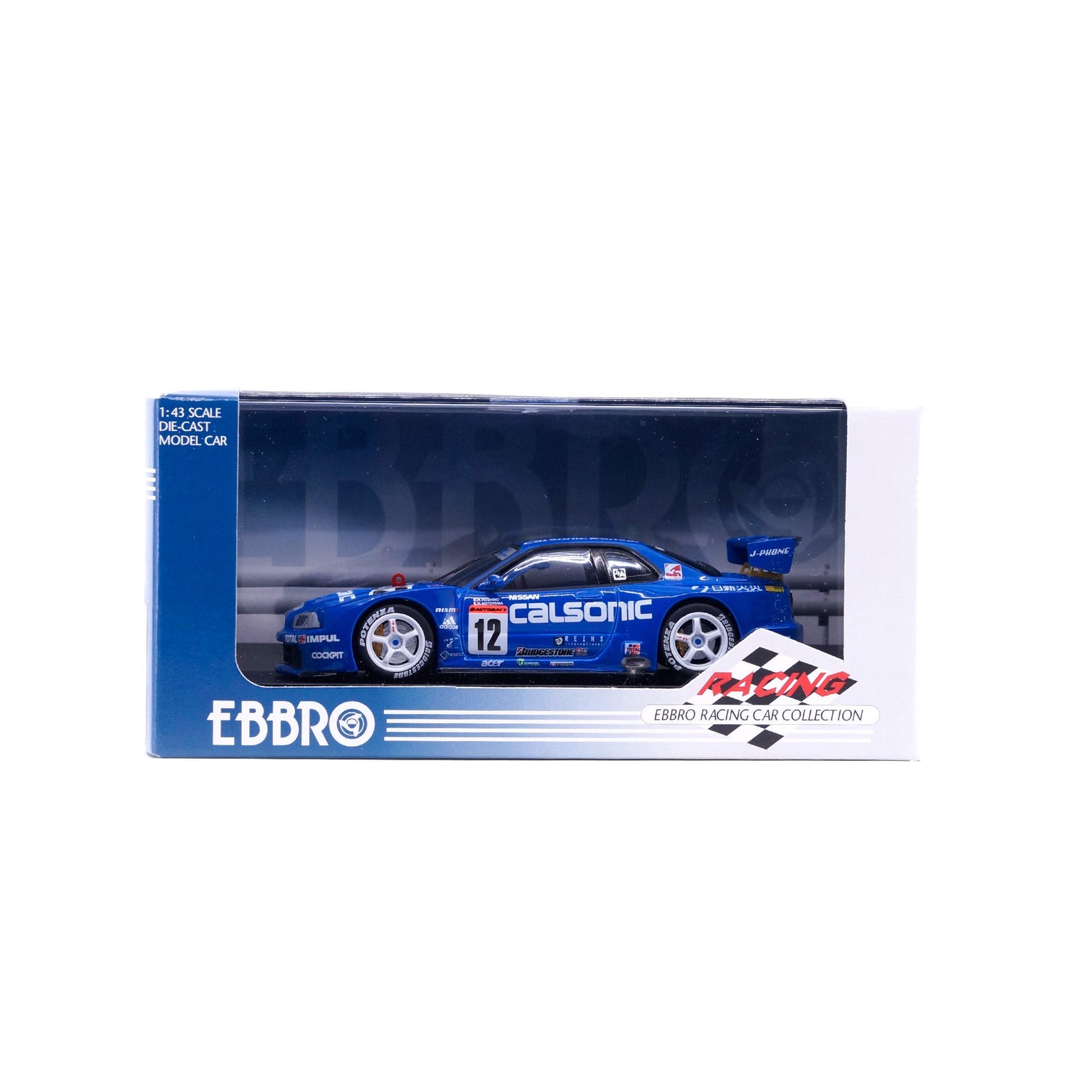1/43 JGTC 2001 CALSONIC SKYLINE HIGH DOWN FORCE (BLUE)