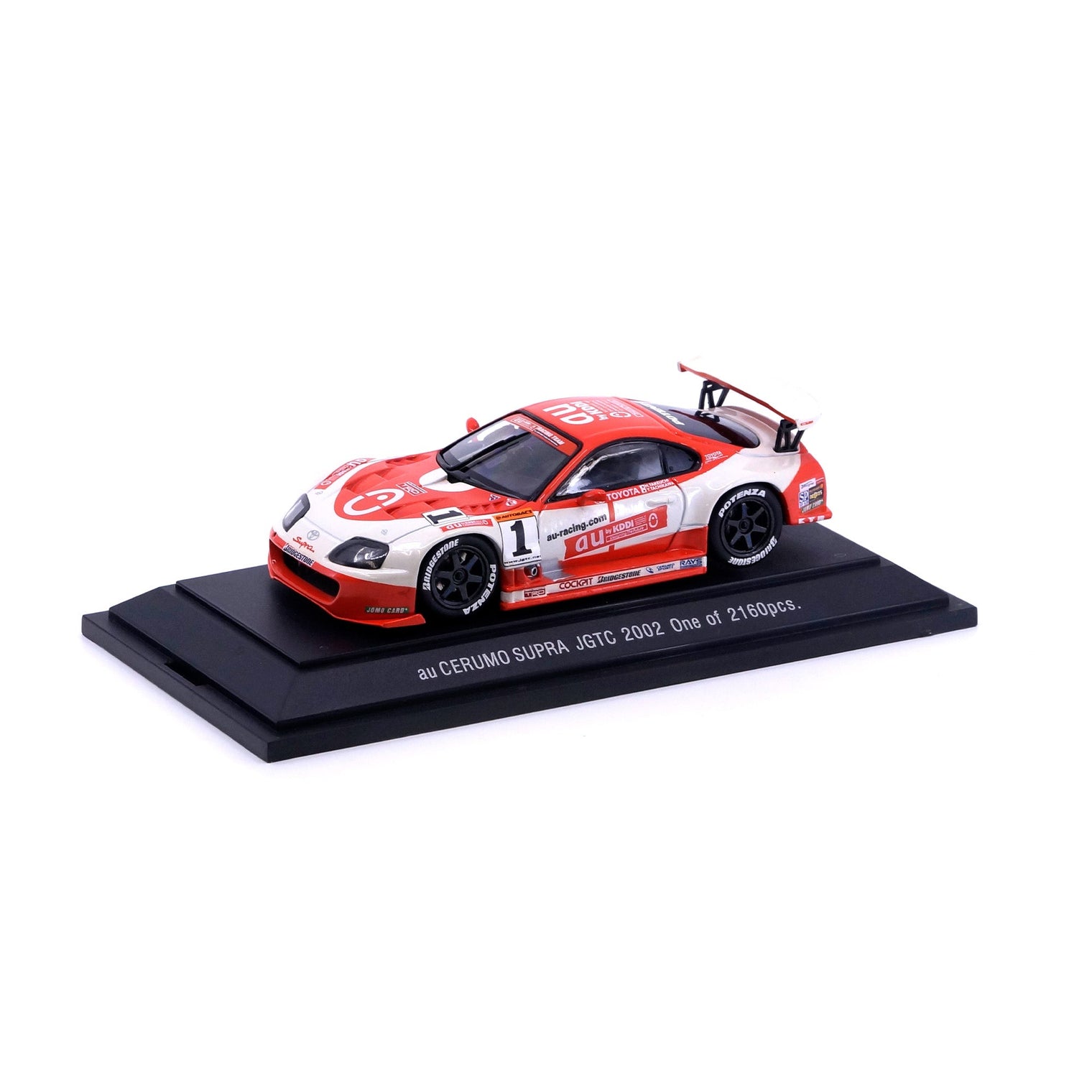 1/43 JGTC 2002 au CERUMO Supra (WHITE/ORANGE)