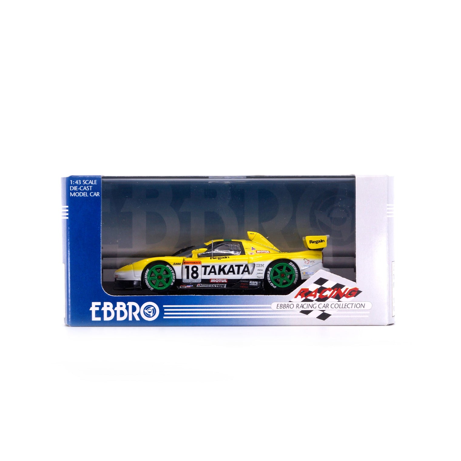 1/43 JGTC2002 TAKATA NSX WITH AIR SCOOP (YELLOW)