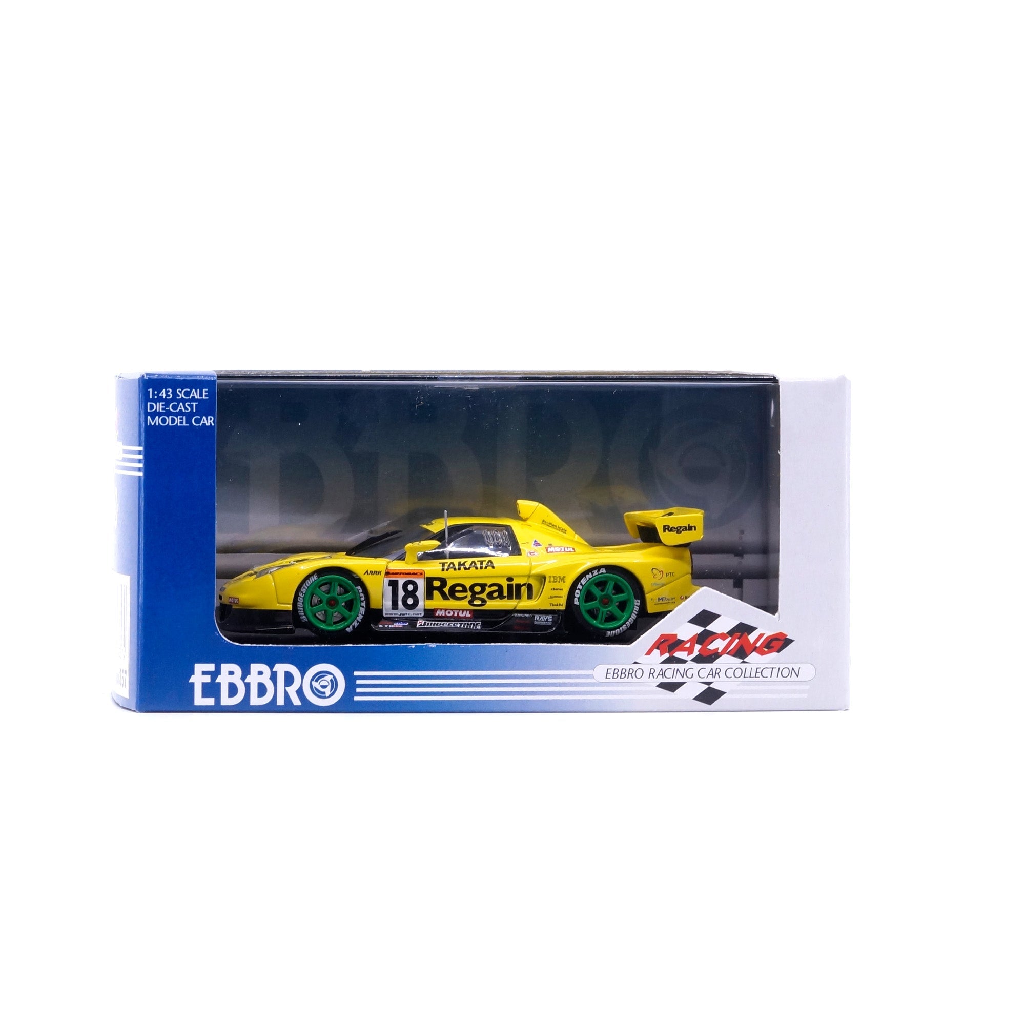 1/43 2002 SUZUKA 1000 Km Regain Dome NSX (YELLOW) – EBBRO