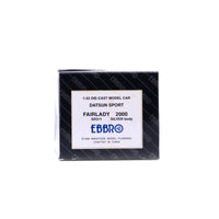 1/43 DIE-CAST MODEL CAR DATSUN SPORT FAIRLADY 2000 (SILVER)