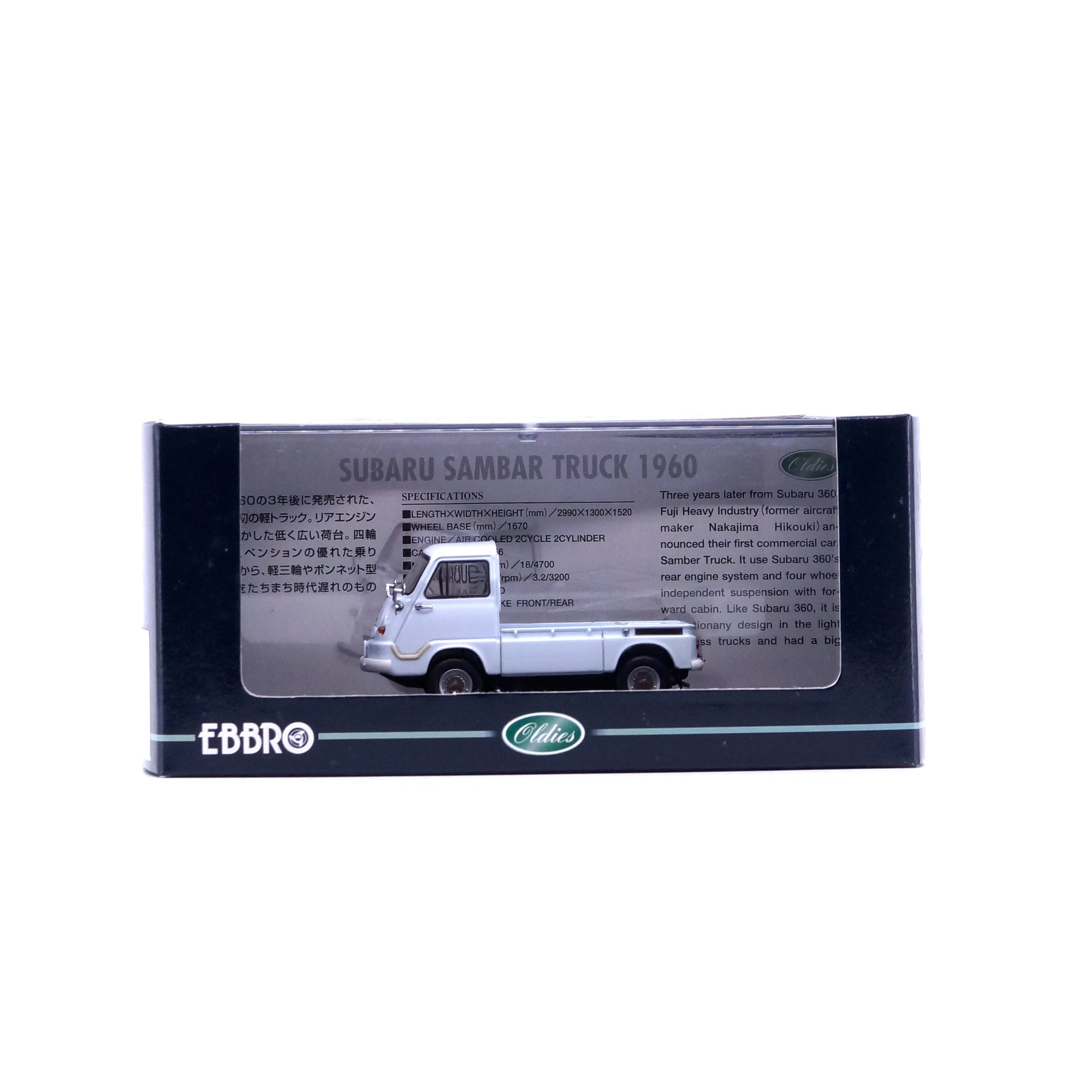 1/43 SUBARU SAMBAR Truck 1960 (L. BLUE) – EBBRO