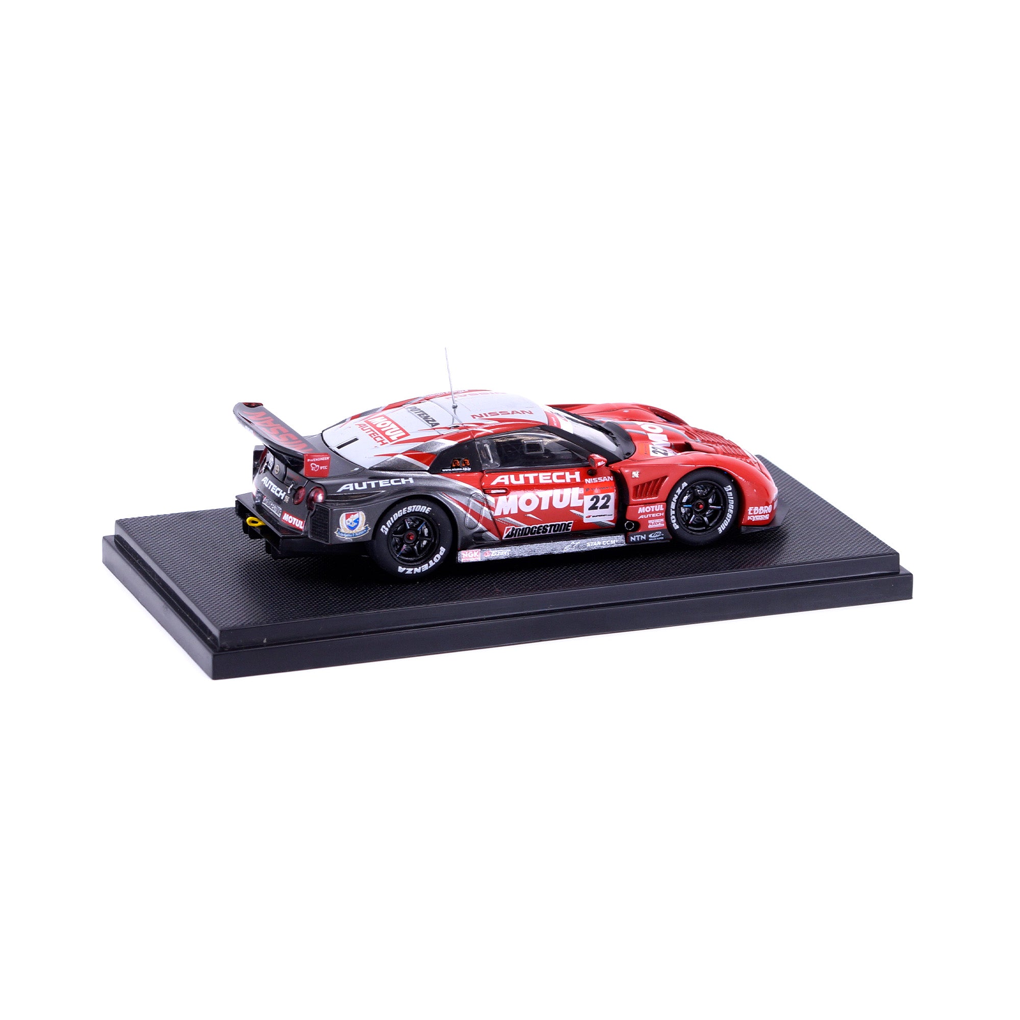 1/43 SUPER GT 500 MOTUL AUTECH GT-R Fuji (RED/SILVER) – EBBRO