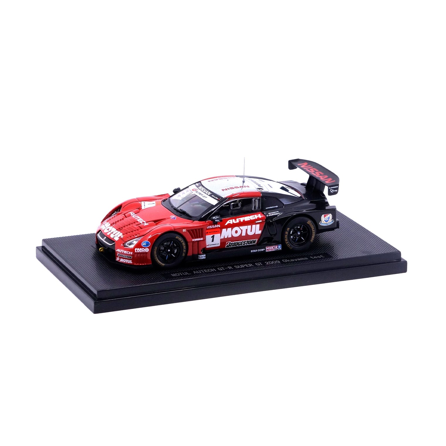 1/43 SUPER GT 500 MOTUL AUTECH GT-R Okayama test (BLACK)