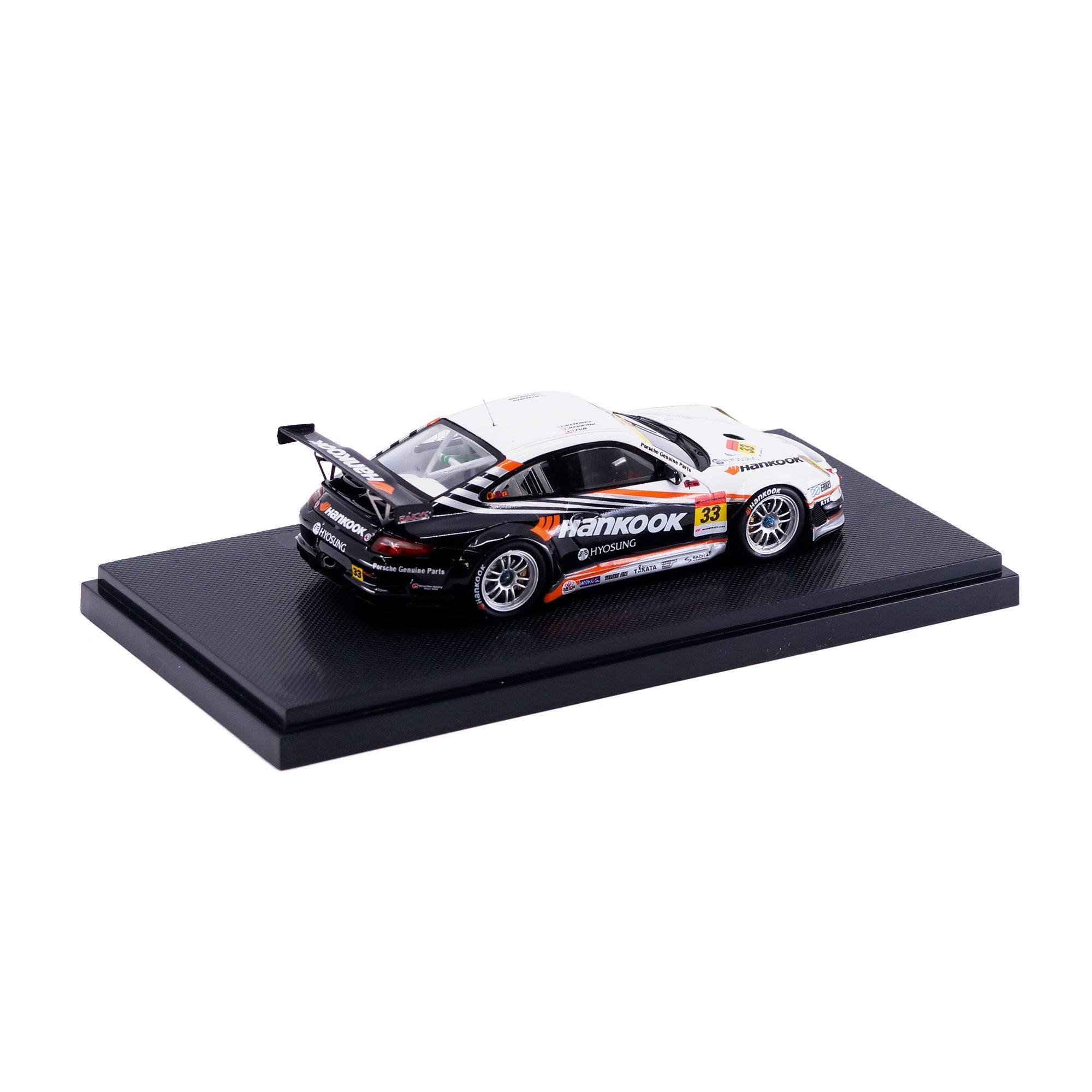 ポルシェPORSCHE SUPER GT300 2010 1/43 HANKOOK PORSCHE SUPER GT300 2010 (WHITE) – EBBRO