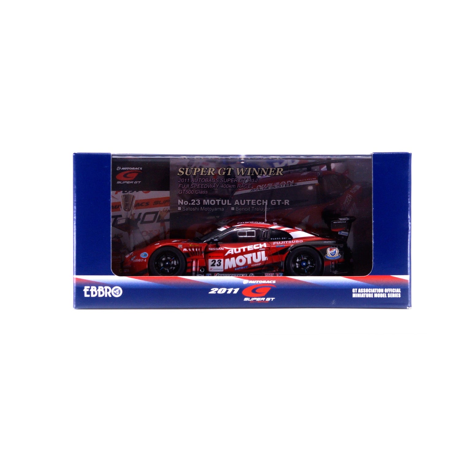 1/43 SUPER GT500 MOTUL AUTECH GT-R Rd.2 Fuji Winner