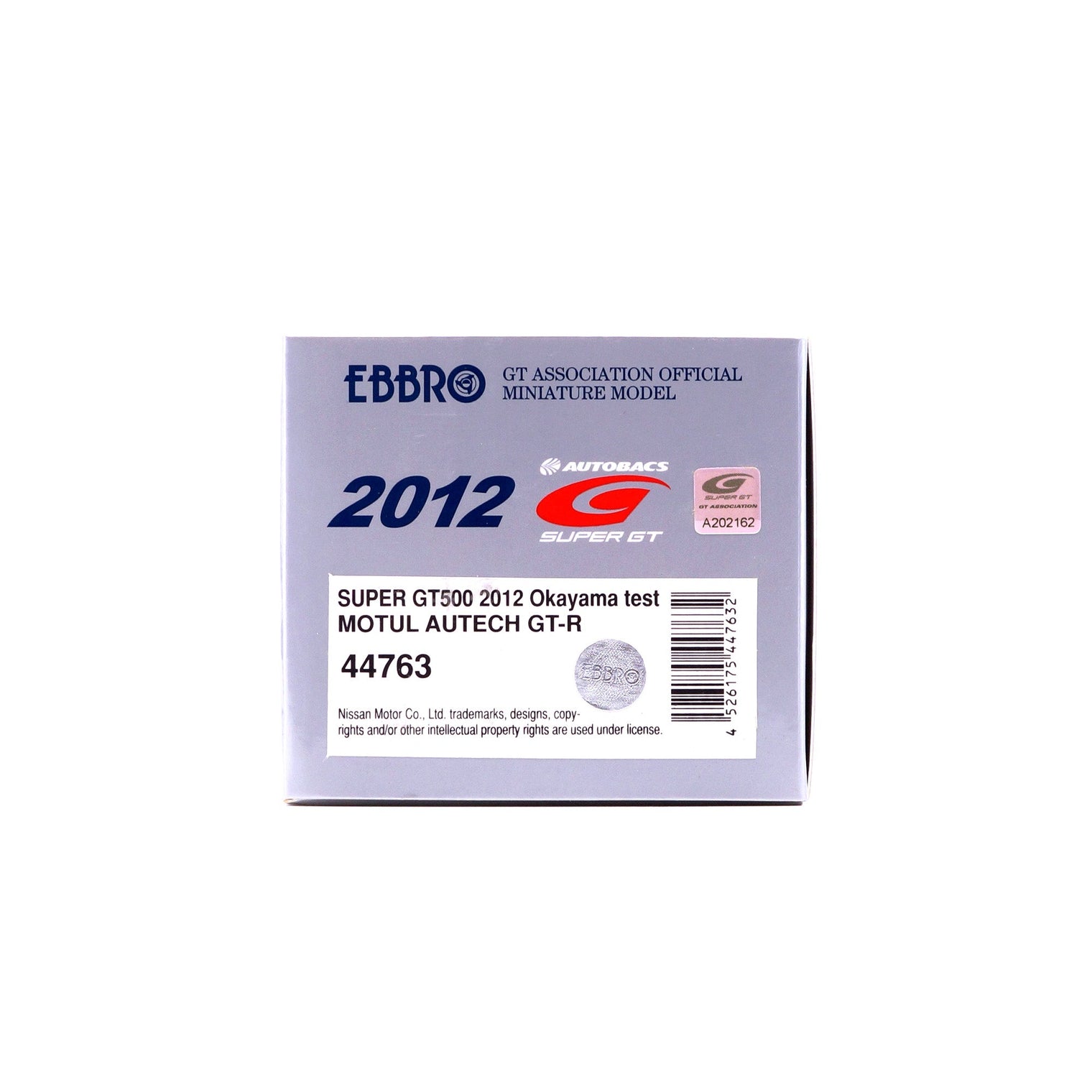 1/43 SUPER GT500 2012 Okayama test MOTUL AUTECH GT-R